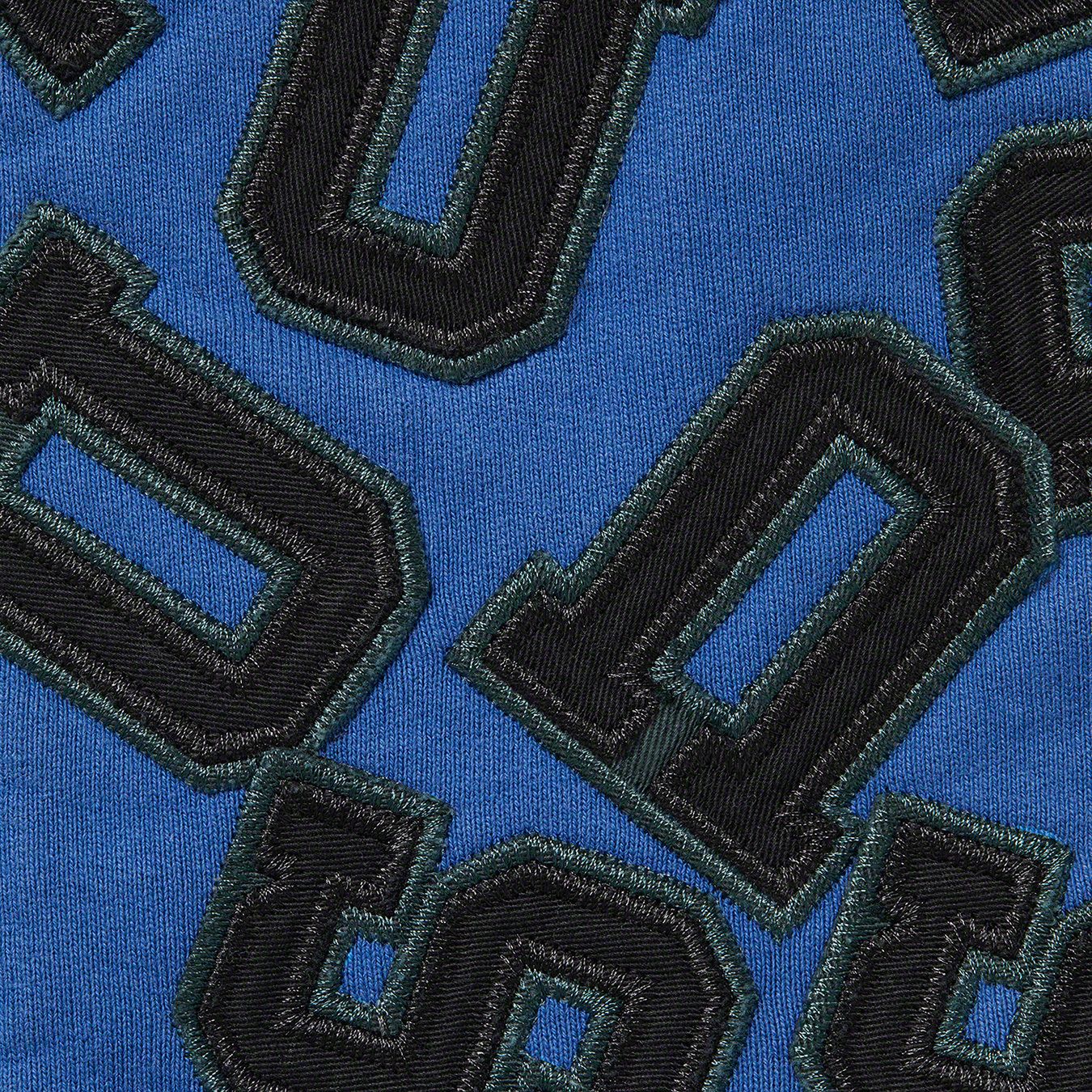 Scattered Appliqué Hooded Sweatshirt