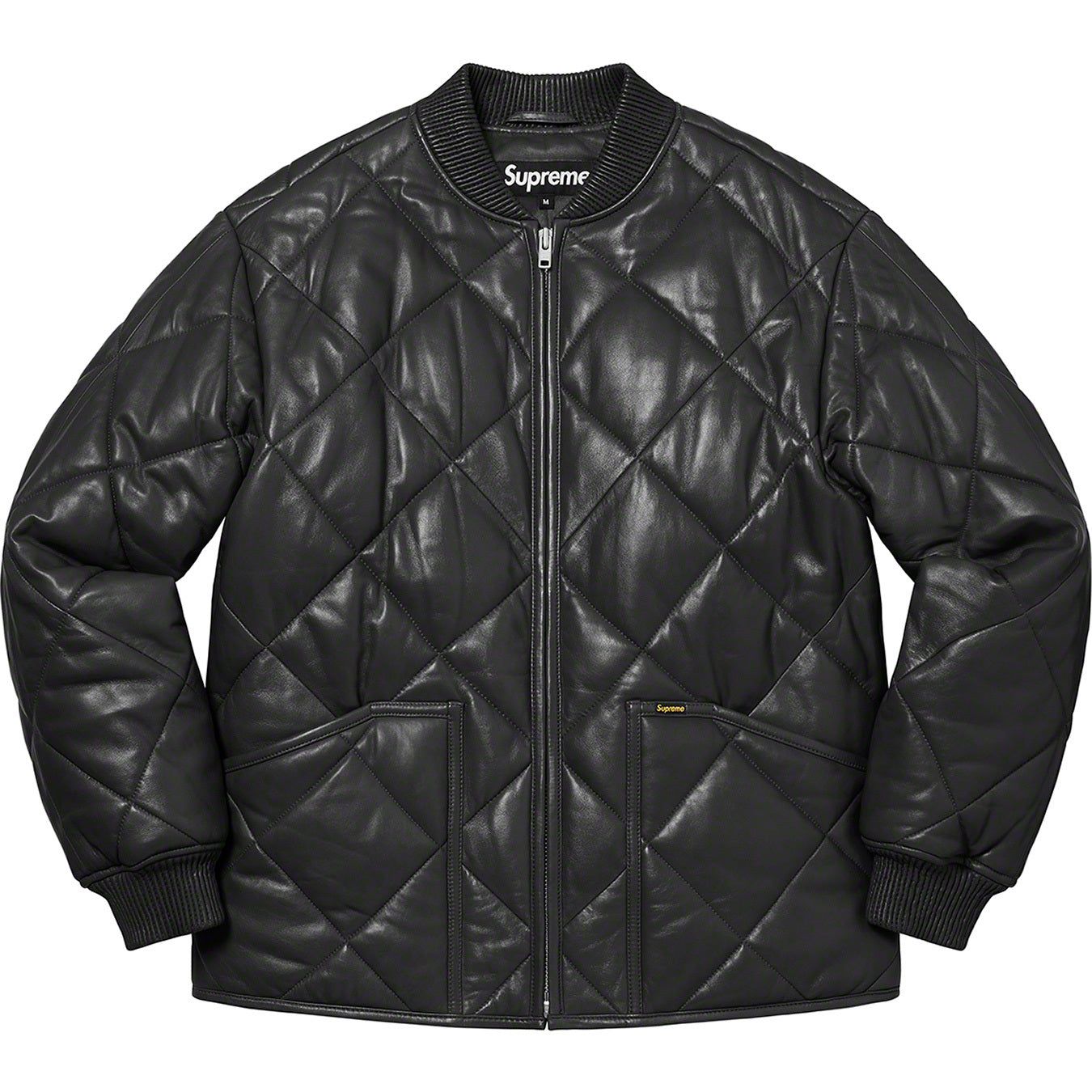 Quilted Leather Work Jacket
