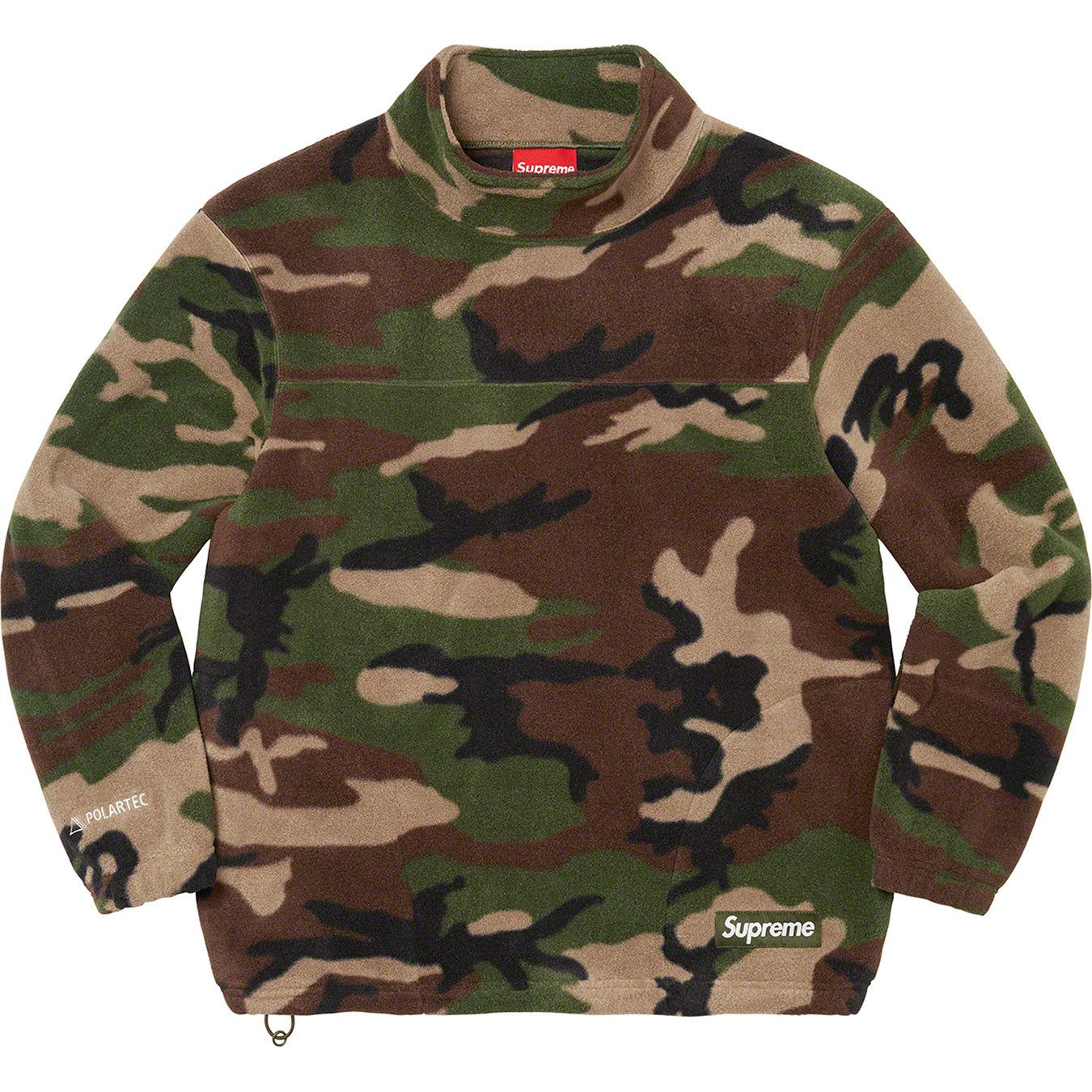 Polartec® Mock Neck Pullover
