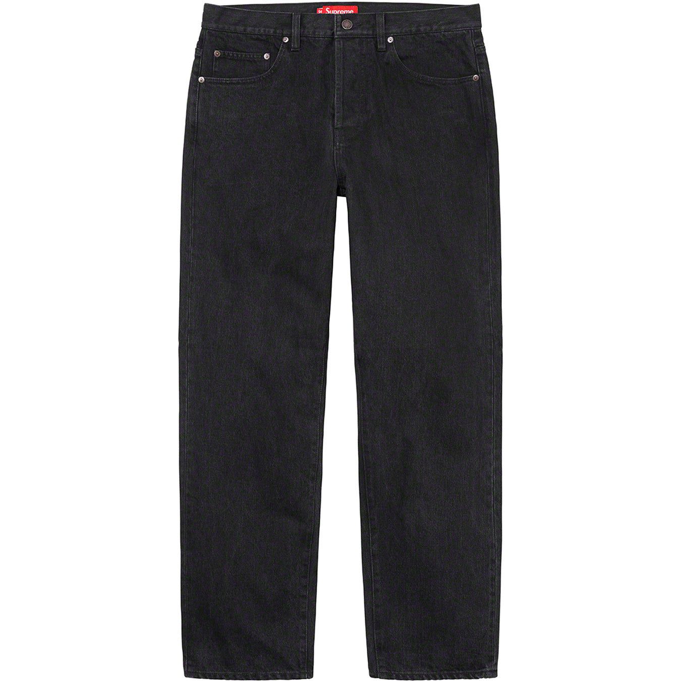 Stone Washed Black Slim Jean