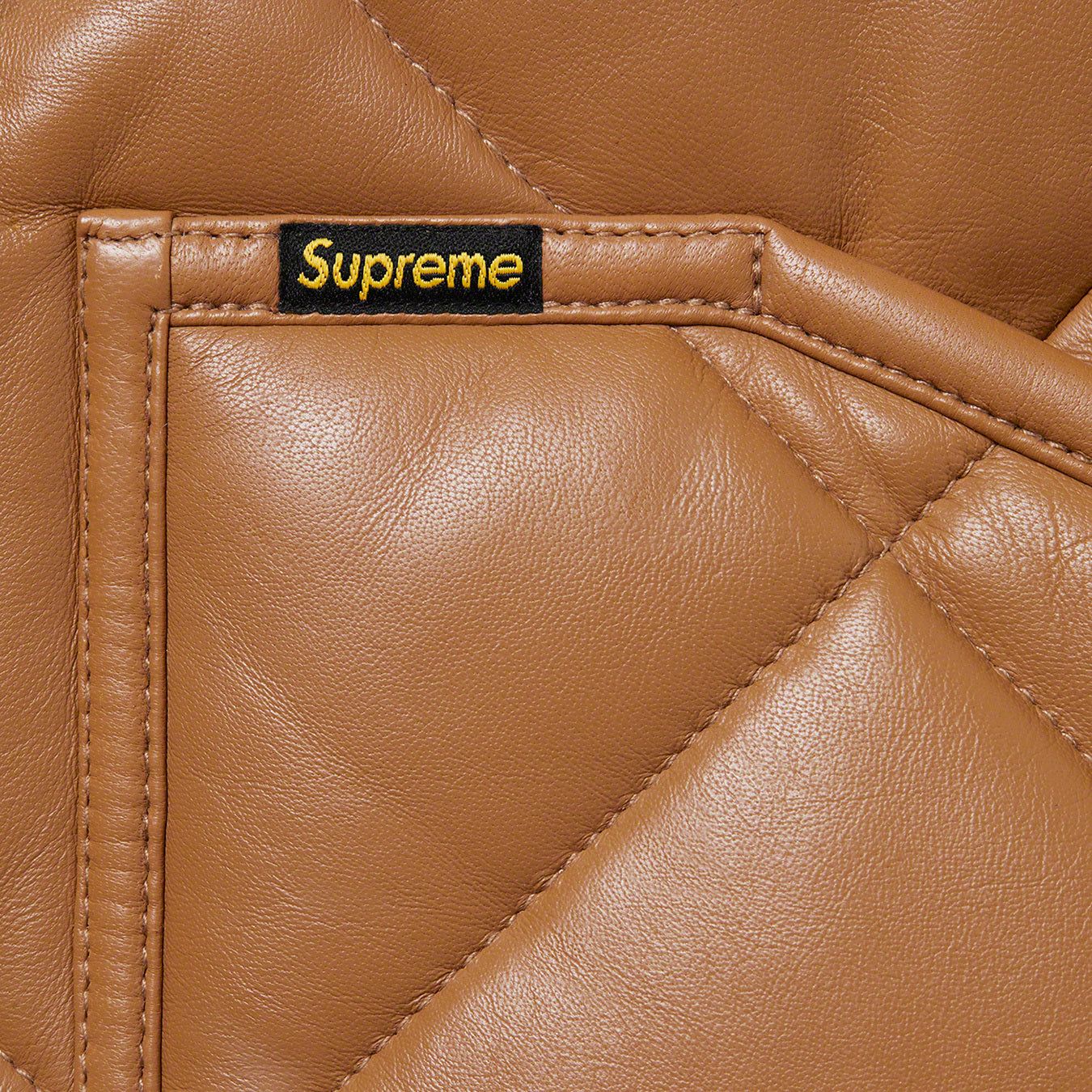 Quilted Leather Work Jacket