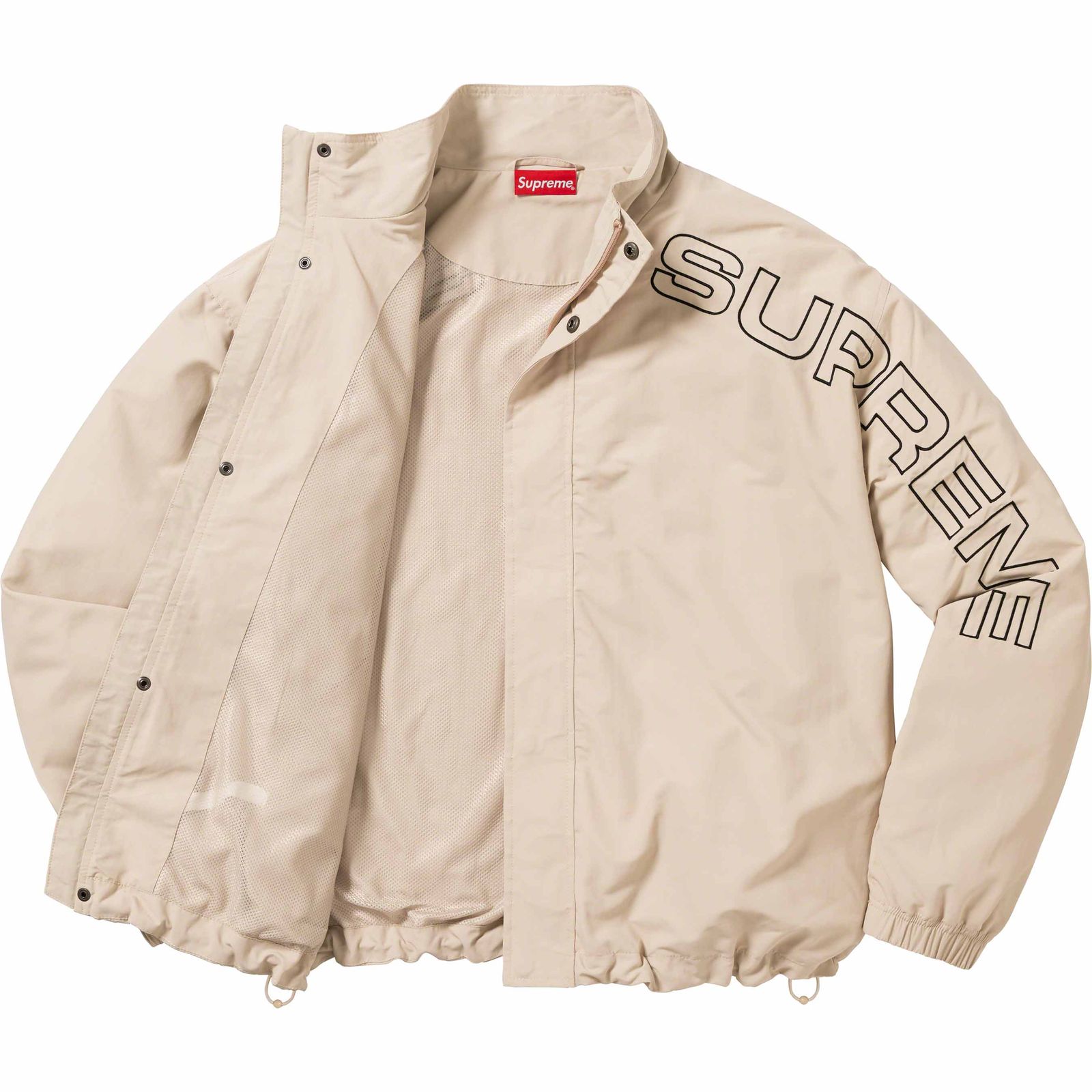 Spellout Embroidered Track Jacket