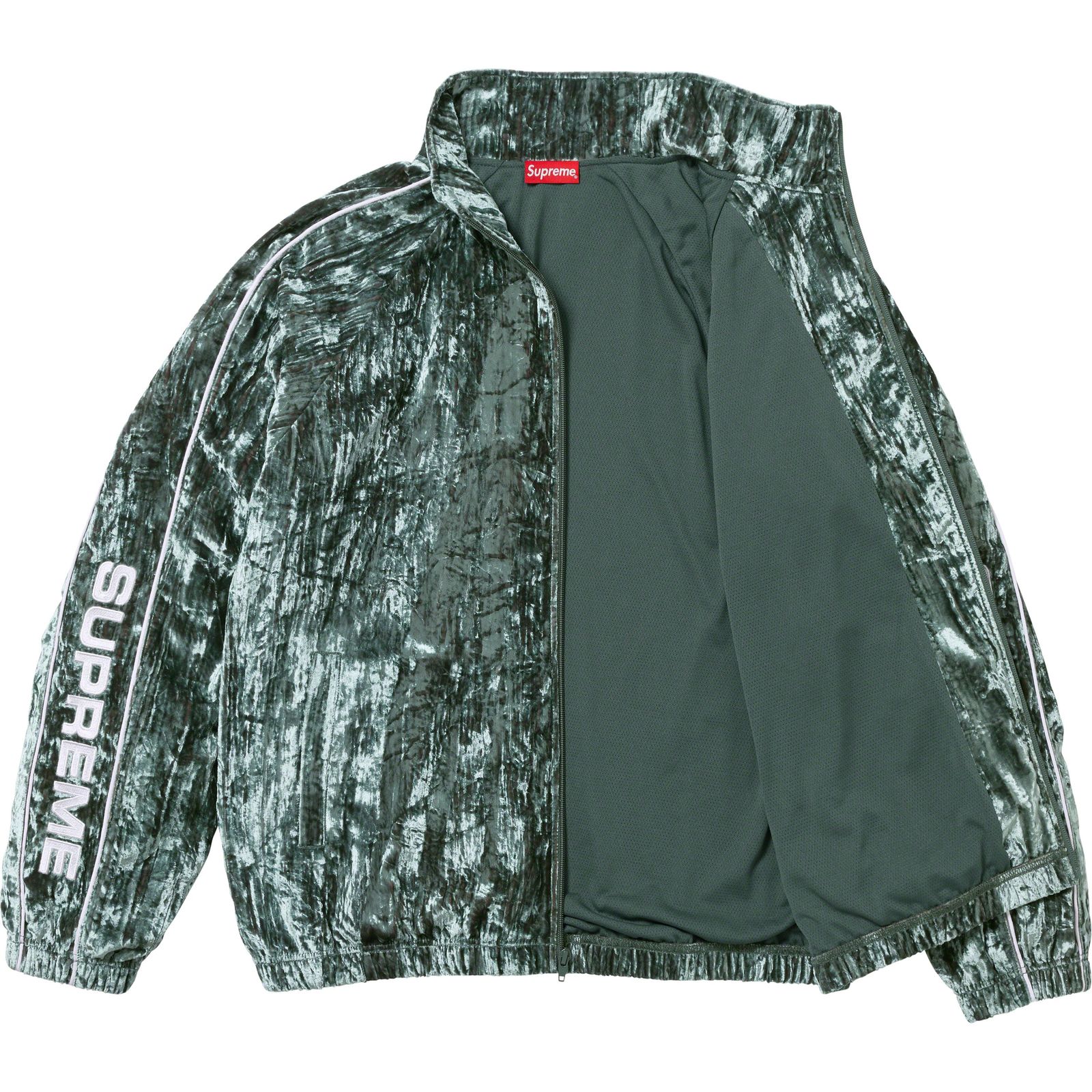 Crushed Velvet Track Jacket