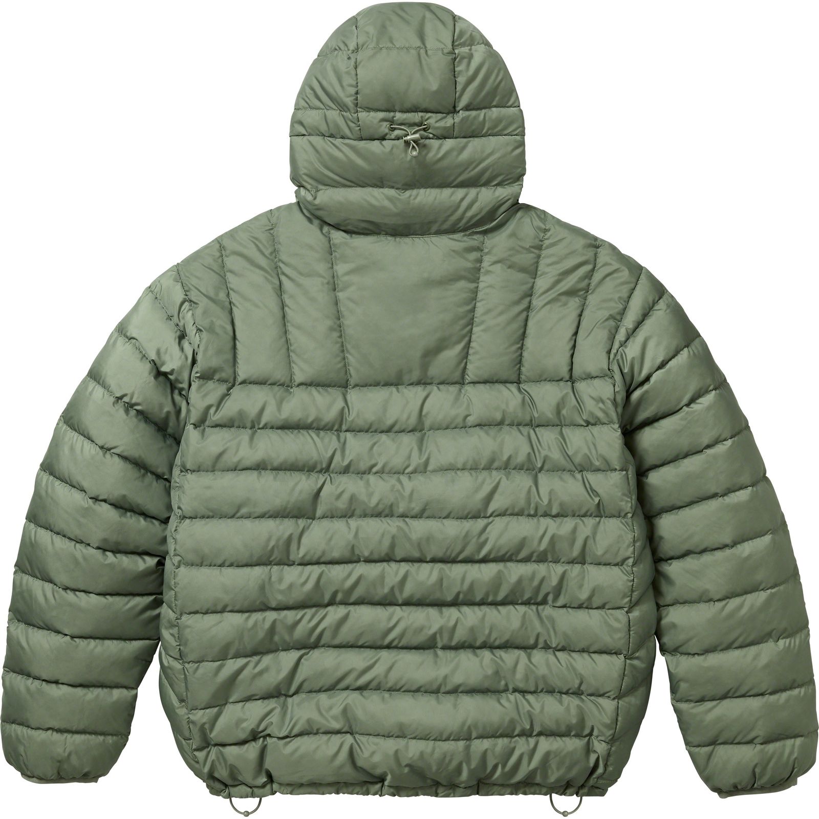 Micro Down Half Zip Hooded Pullover