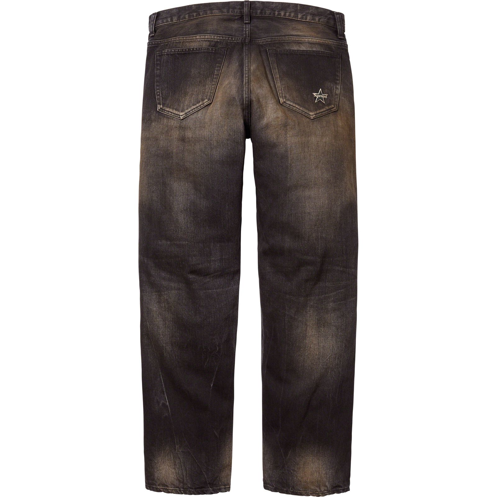 Distressed Loose Fit Selvedge Jean