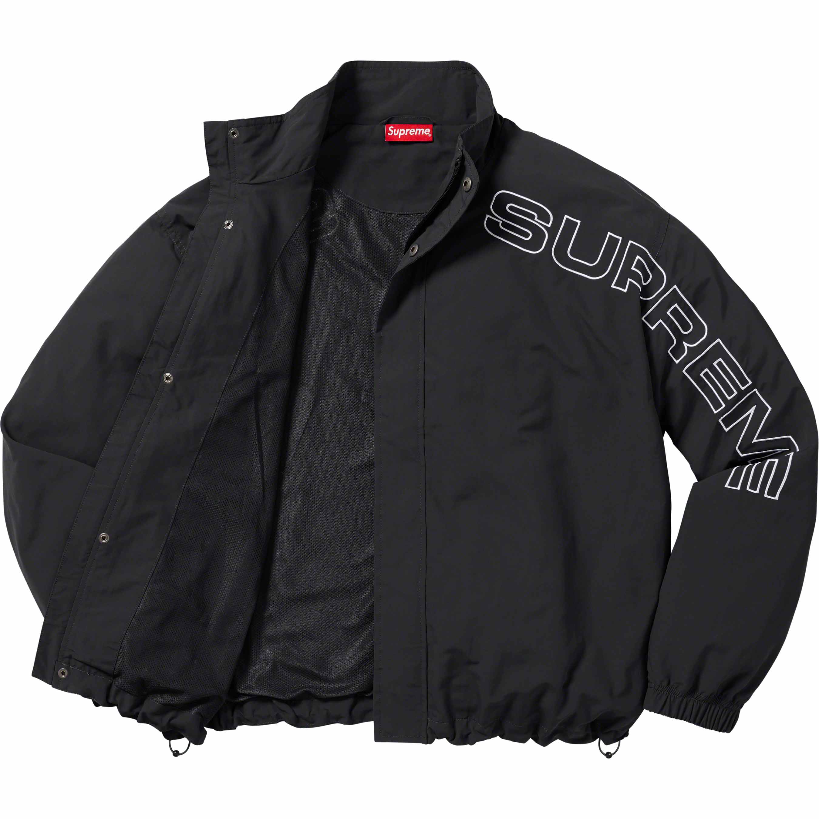 Spellout Embroidered Track Jacket