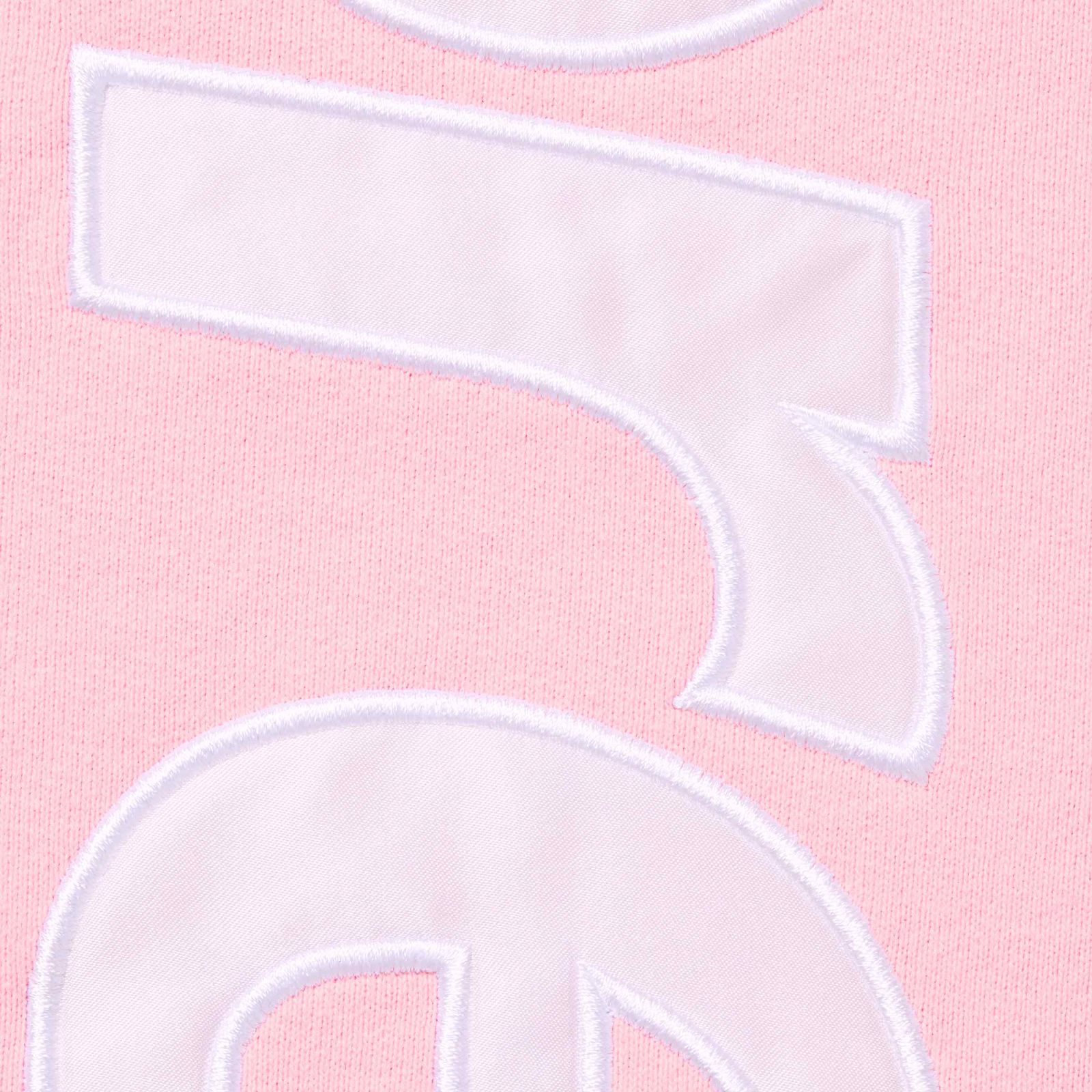 Satin Appliqué Hooded Sweatshirt