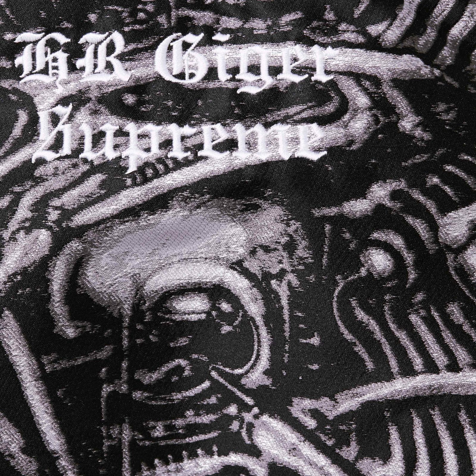 H.R. Giger Jacquard Down Puffer Jacket