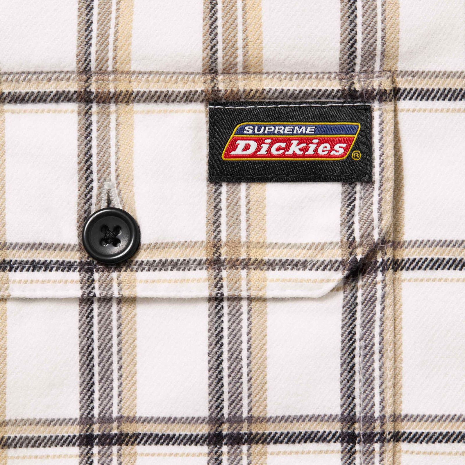 Supreme®/Dickies® Plaid Hooded Zip Up Shirt