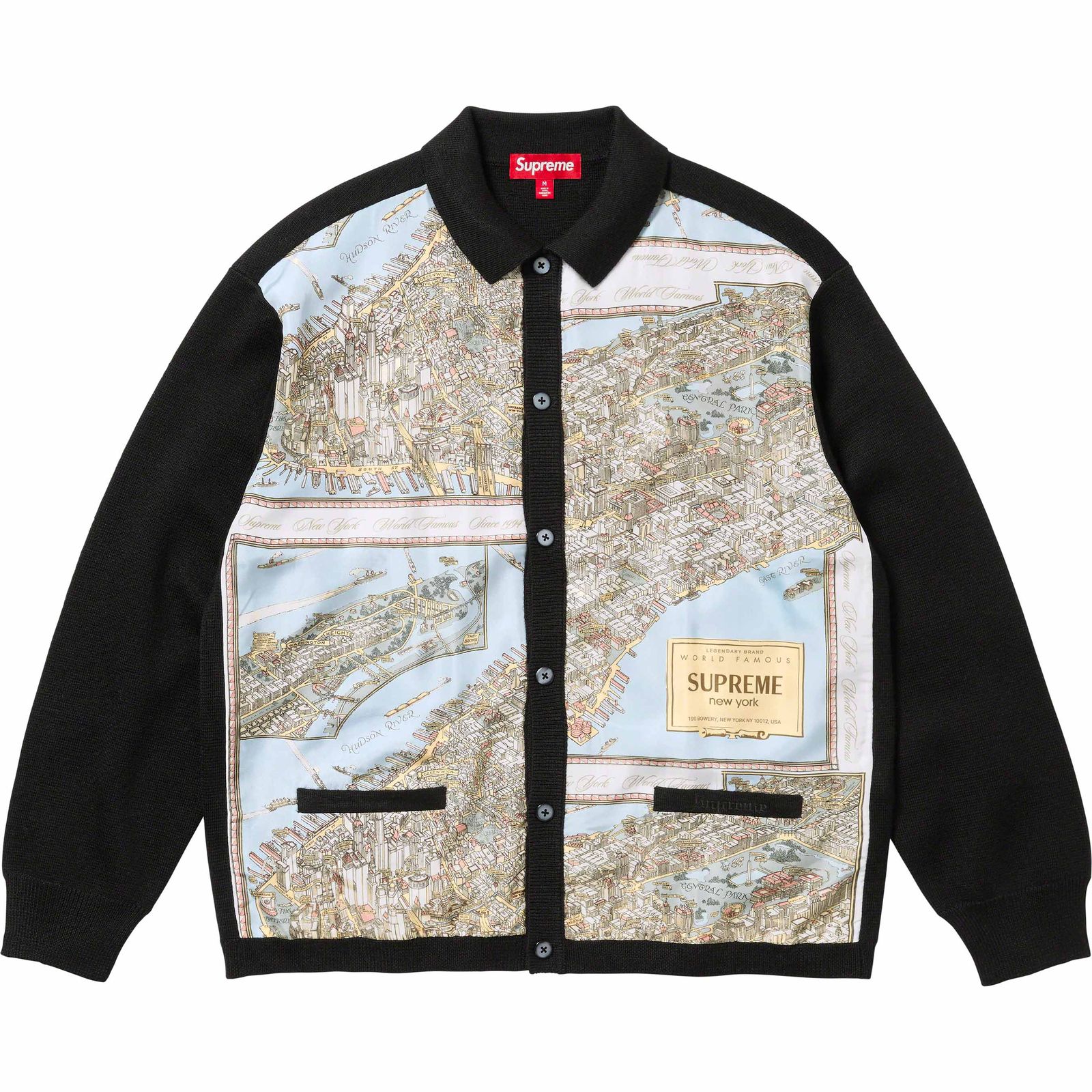 Silk Map Cardigan