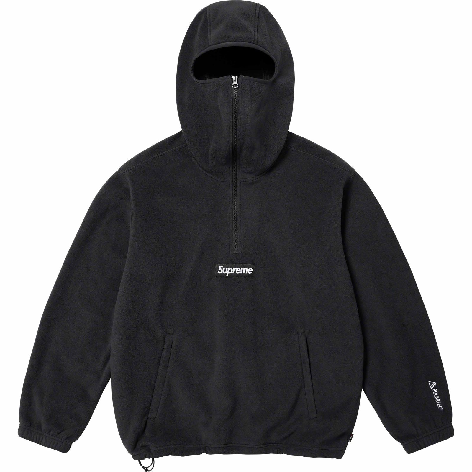Polartec® Facemask Half Zip Hooded Sweatshirt