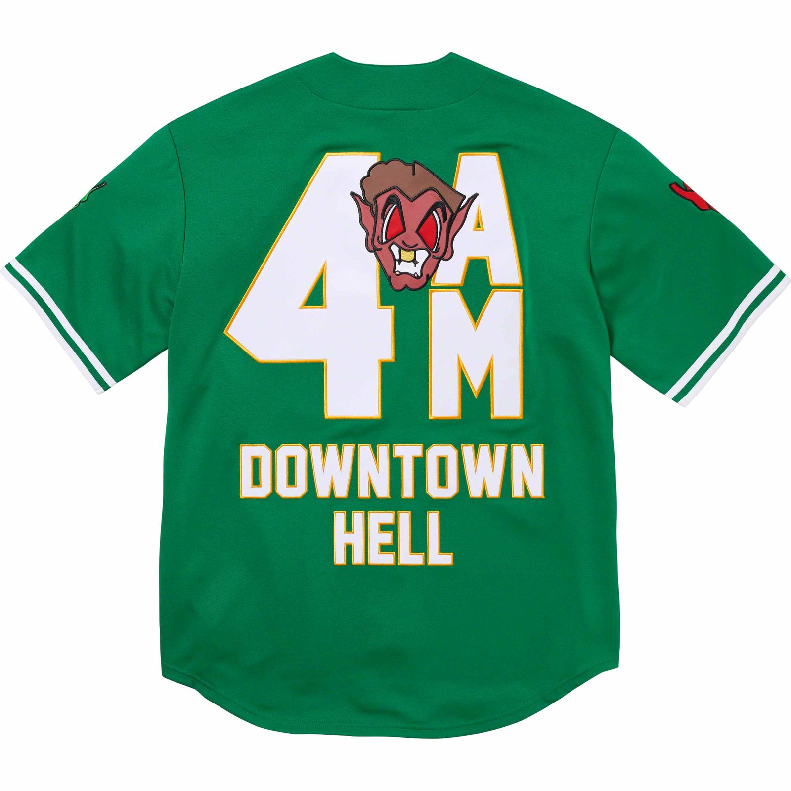 Supreme®/Mitchell & Ness® Downtown Hell Baseball Jersey
