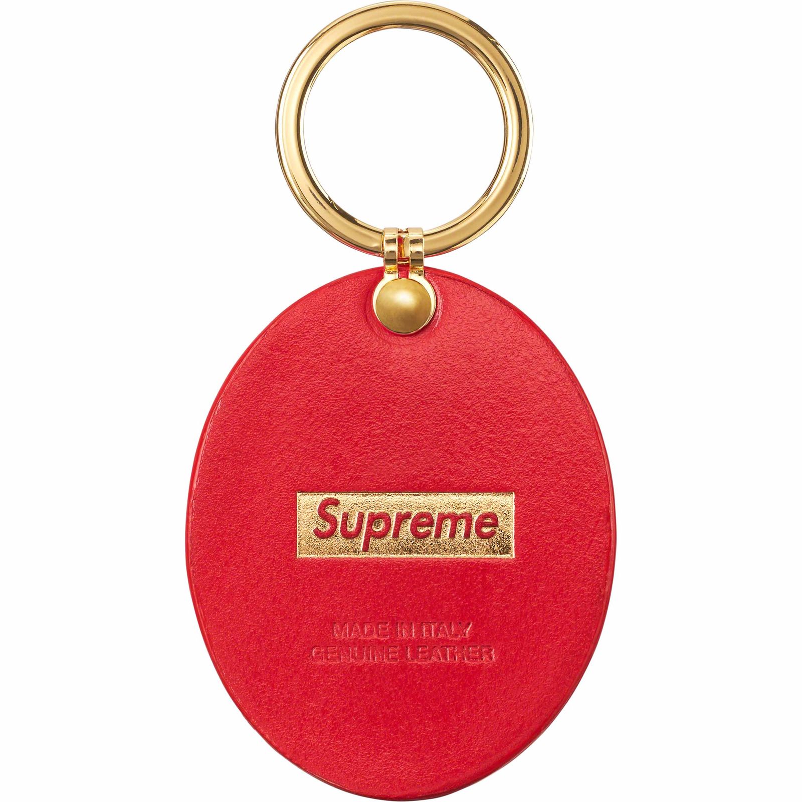 Guadalupe Leather Keychain
