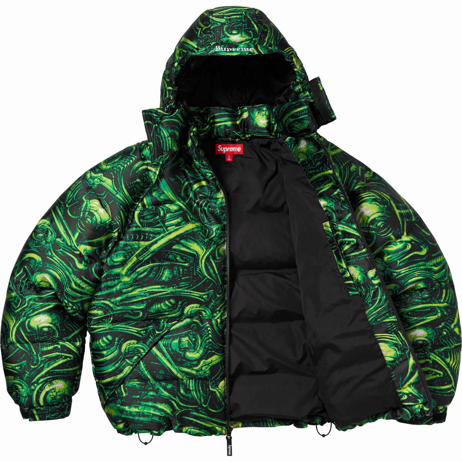 H.R. Giger Jacquard Down Puffer Jacket