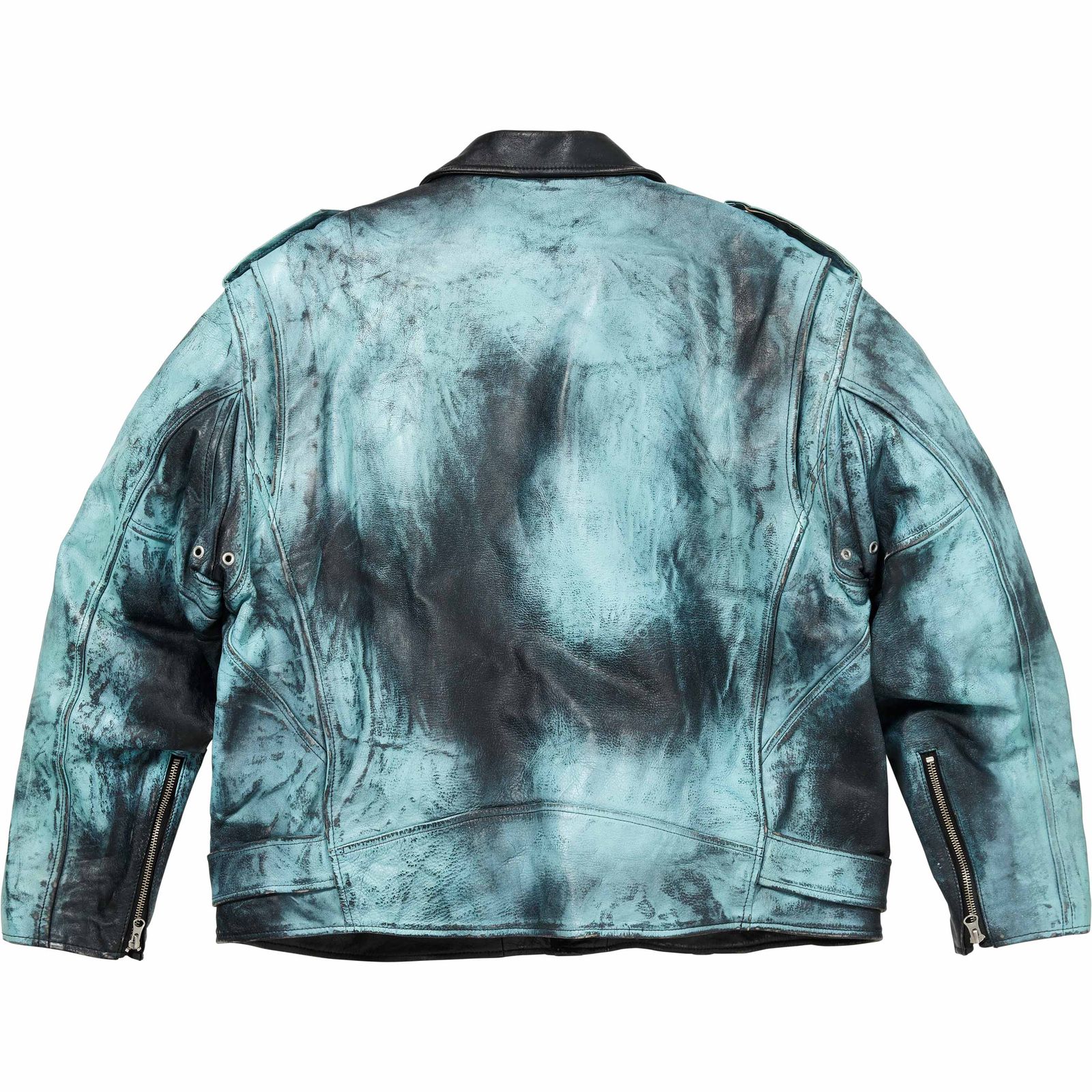 Supreme®/blackmeans Painted Leather Motorcycle Jacket