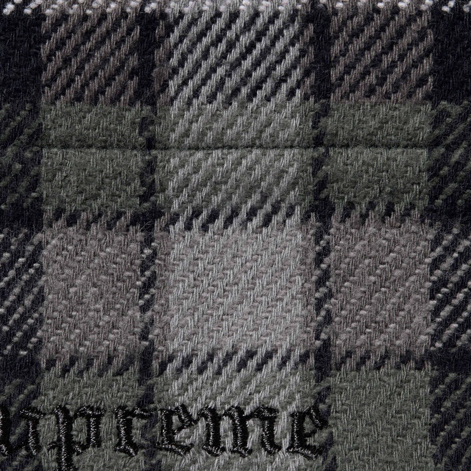 Tartan Flannel Hooded Shirt