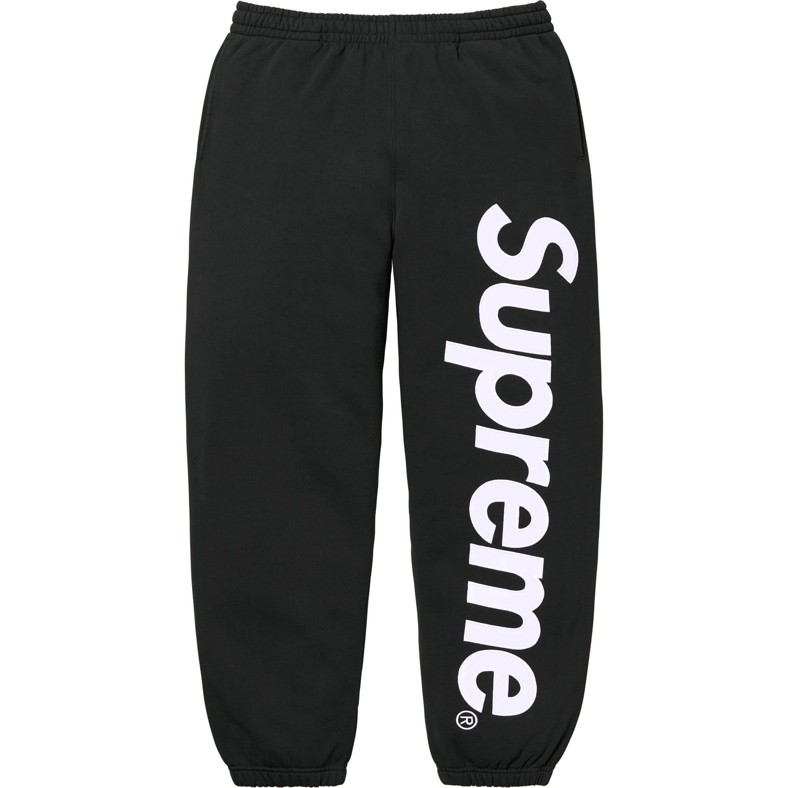 Satin Appliqué Sweatpant