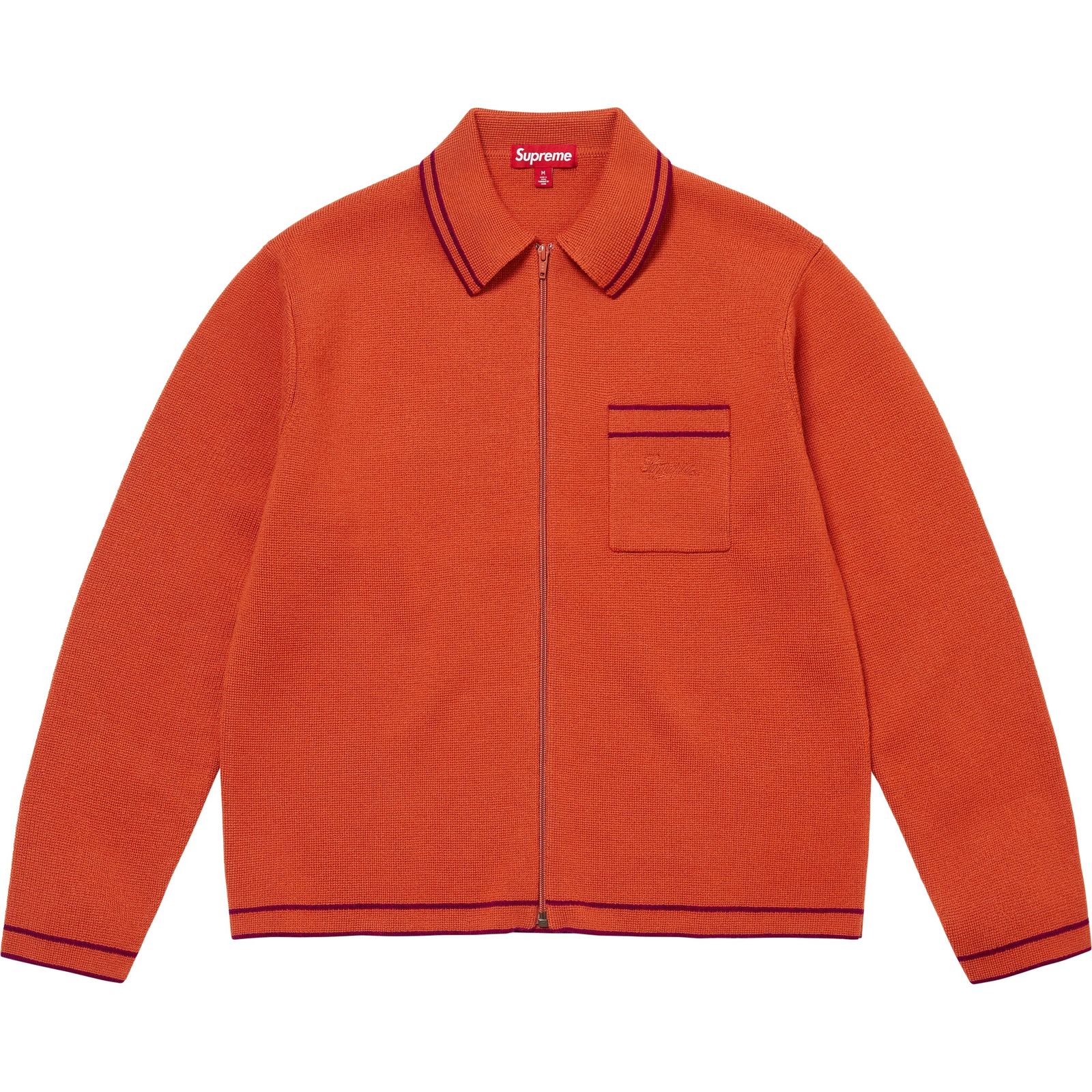 Zip Up Polo Sweater