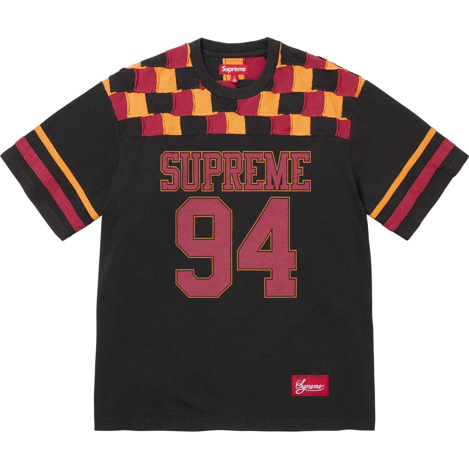 Patchwork Yoke Football Top