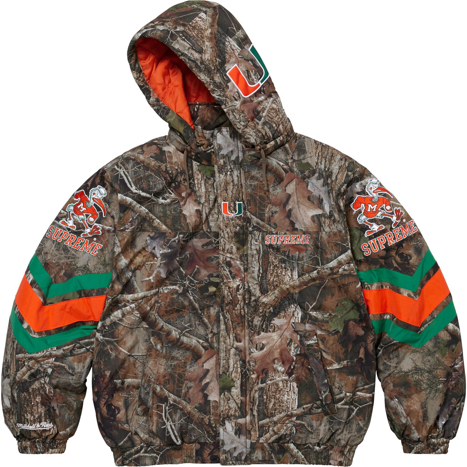 Supreme®/Mitchell & Ness NCAA Hooded Stadium Jacket