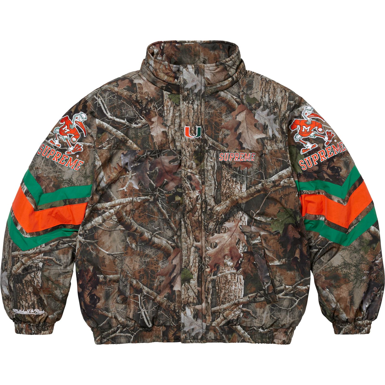 Supreme®/Mitchell & Ness NCAA Hooded Stadium Jacket