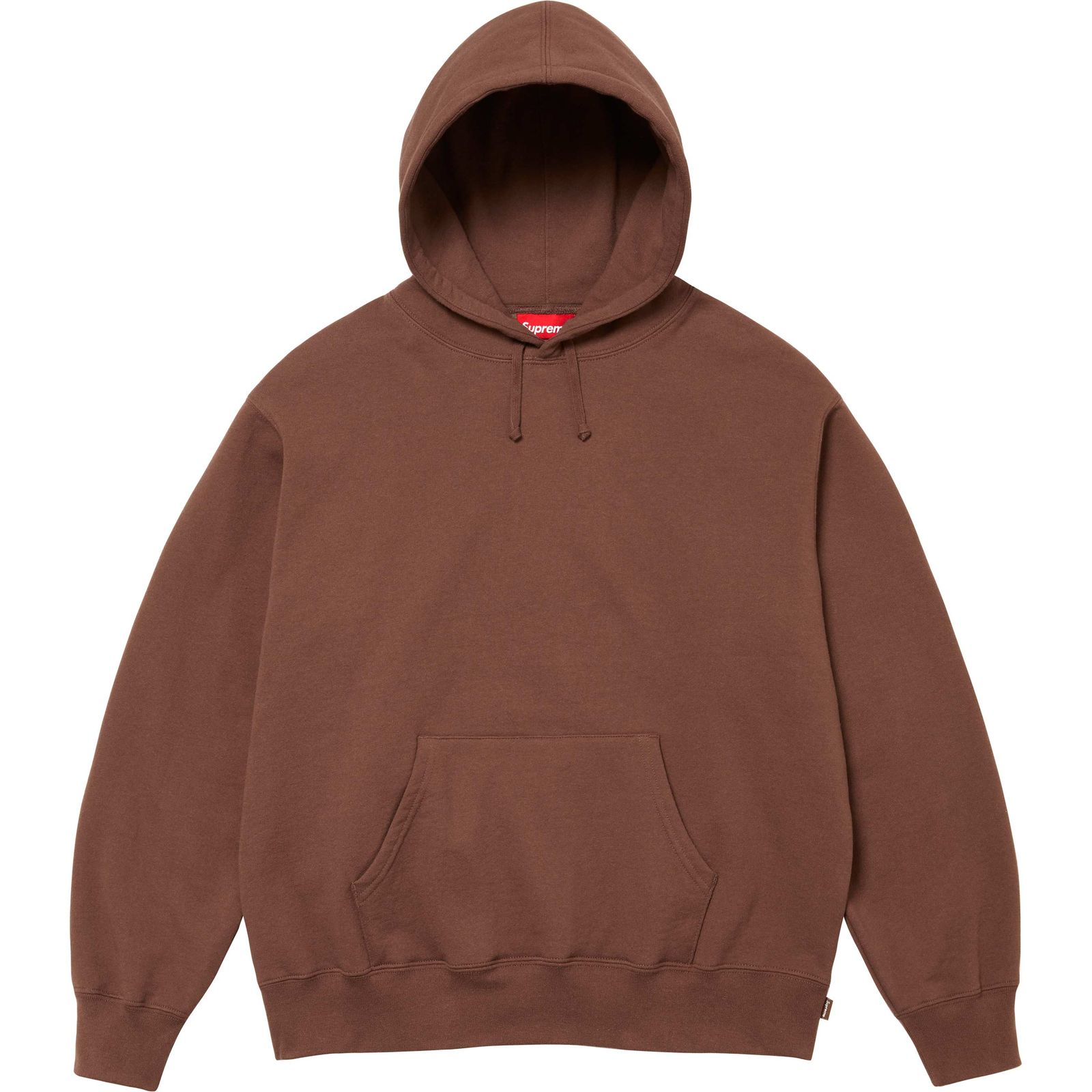Satin Appliqué Hooded Sweatshirt