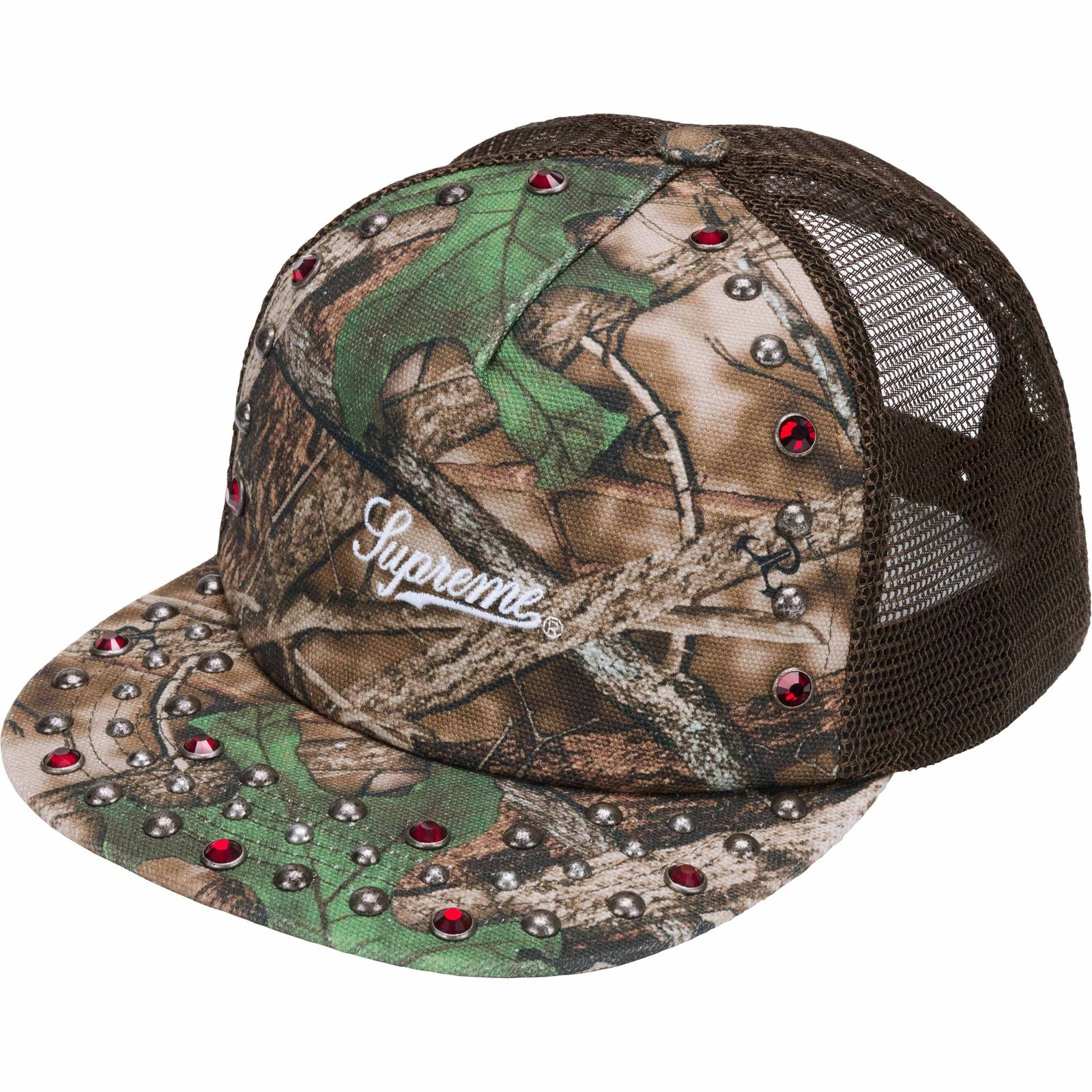 Supreme®/b.b. Simon Studded Canvas Mesh Back 5-Panel