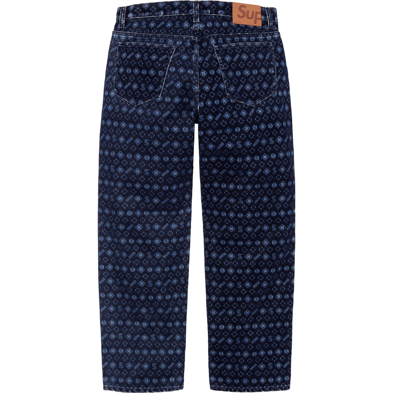 Flocked Loose Fit Jean