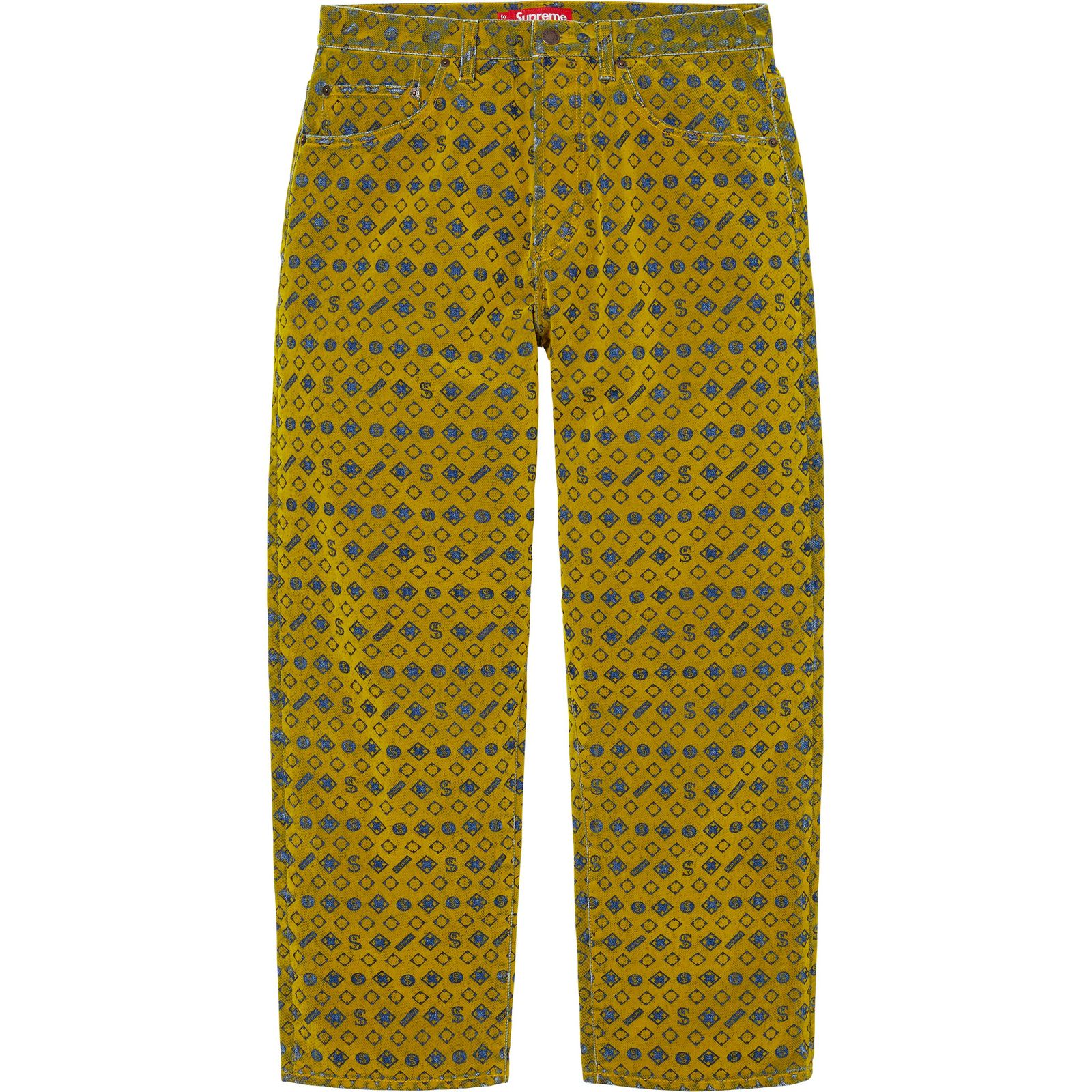 Flocked Loose Fit Jean