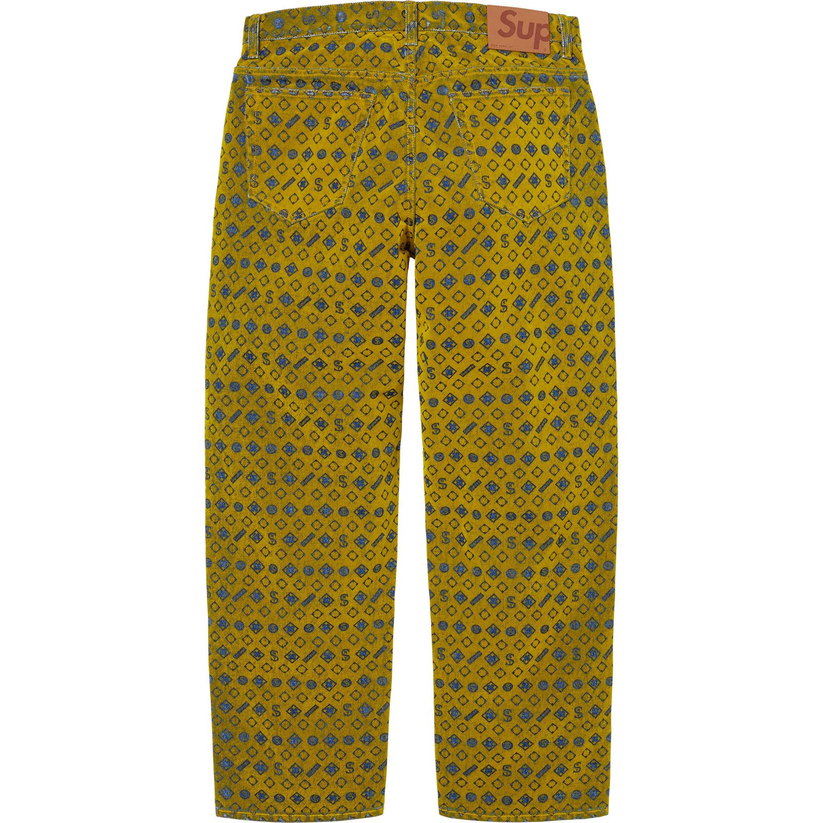 Flocked Loose Fit Jean