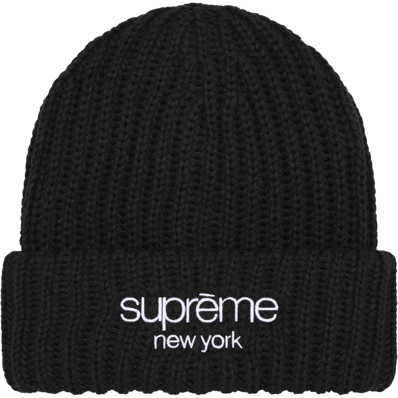 Classic Logo Chunky Ribbed Beanie