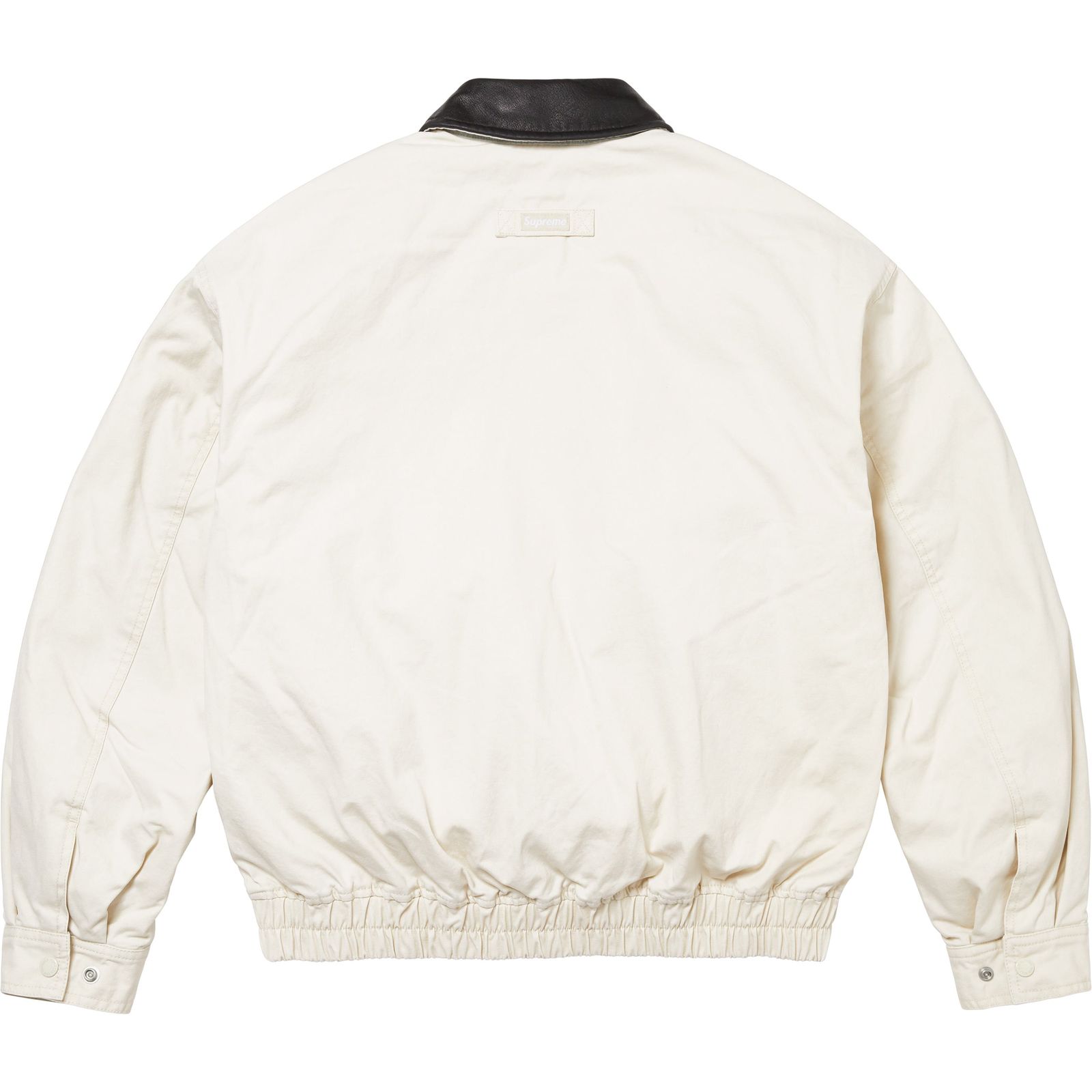 Leather Collar Utility Jacket