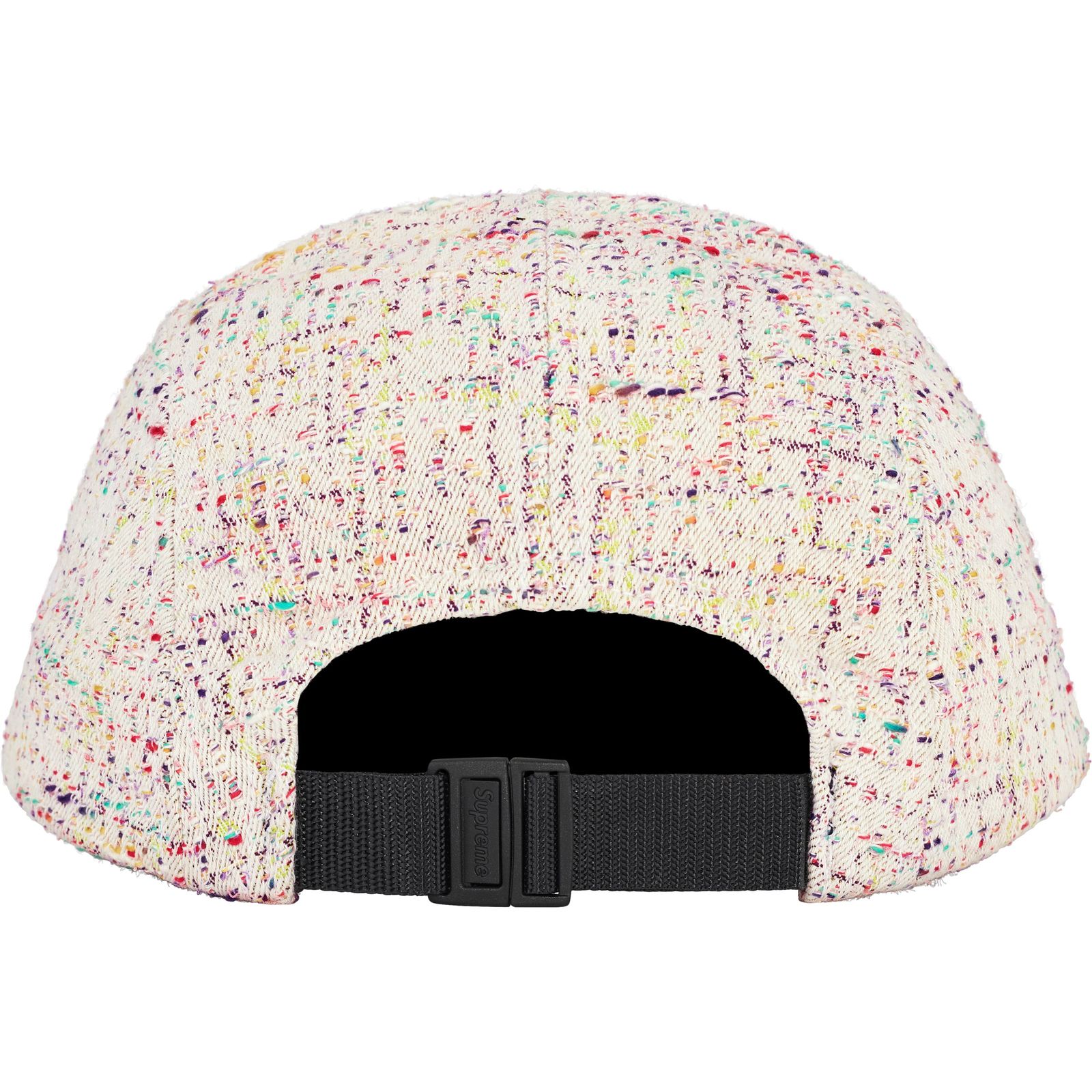 Denim Bouclé Camp Cap