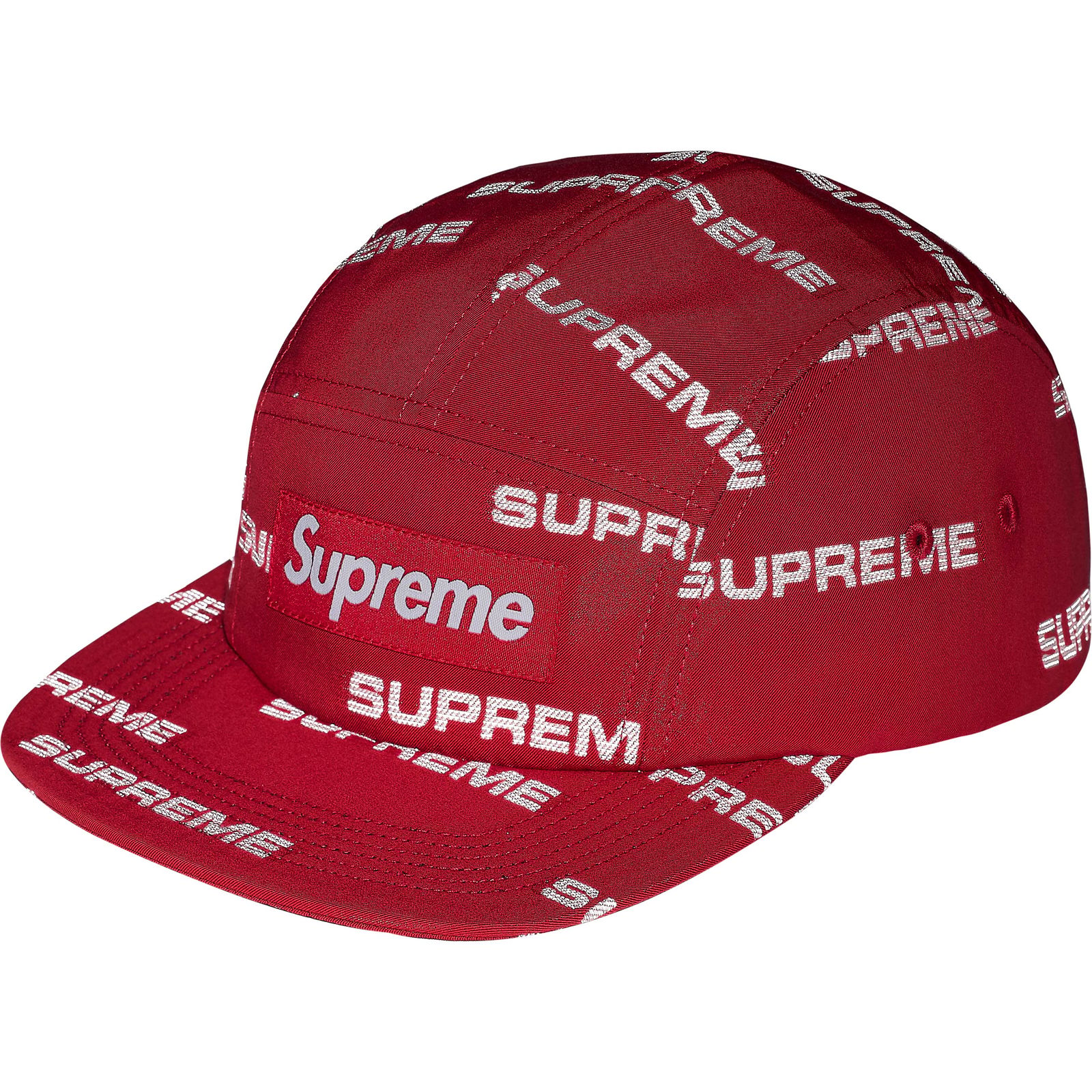 Reflective Jacquard Camp Cap