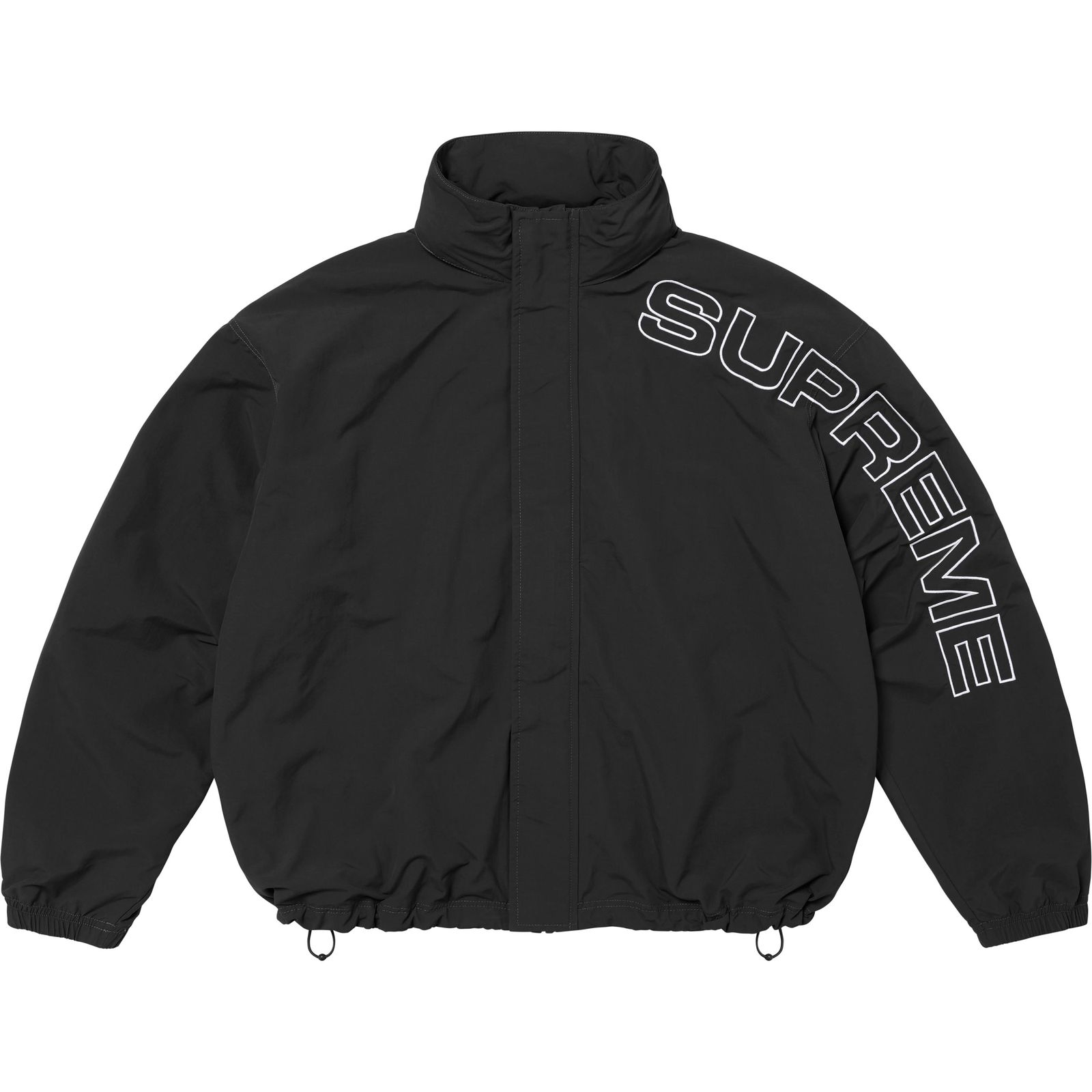 Spellout Embroidered Track Jacket