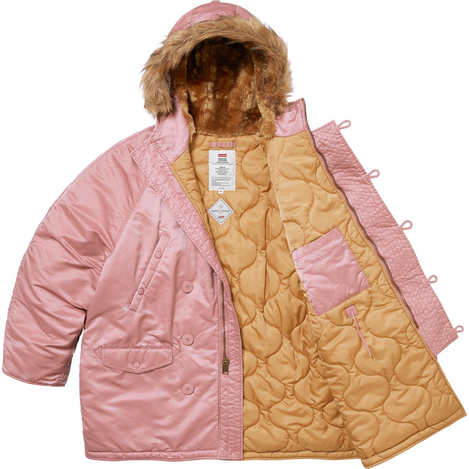 Washed Flight Satin N-3B Parka