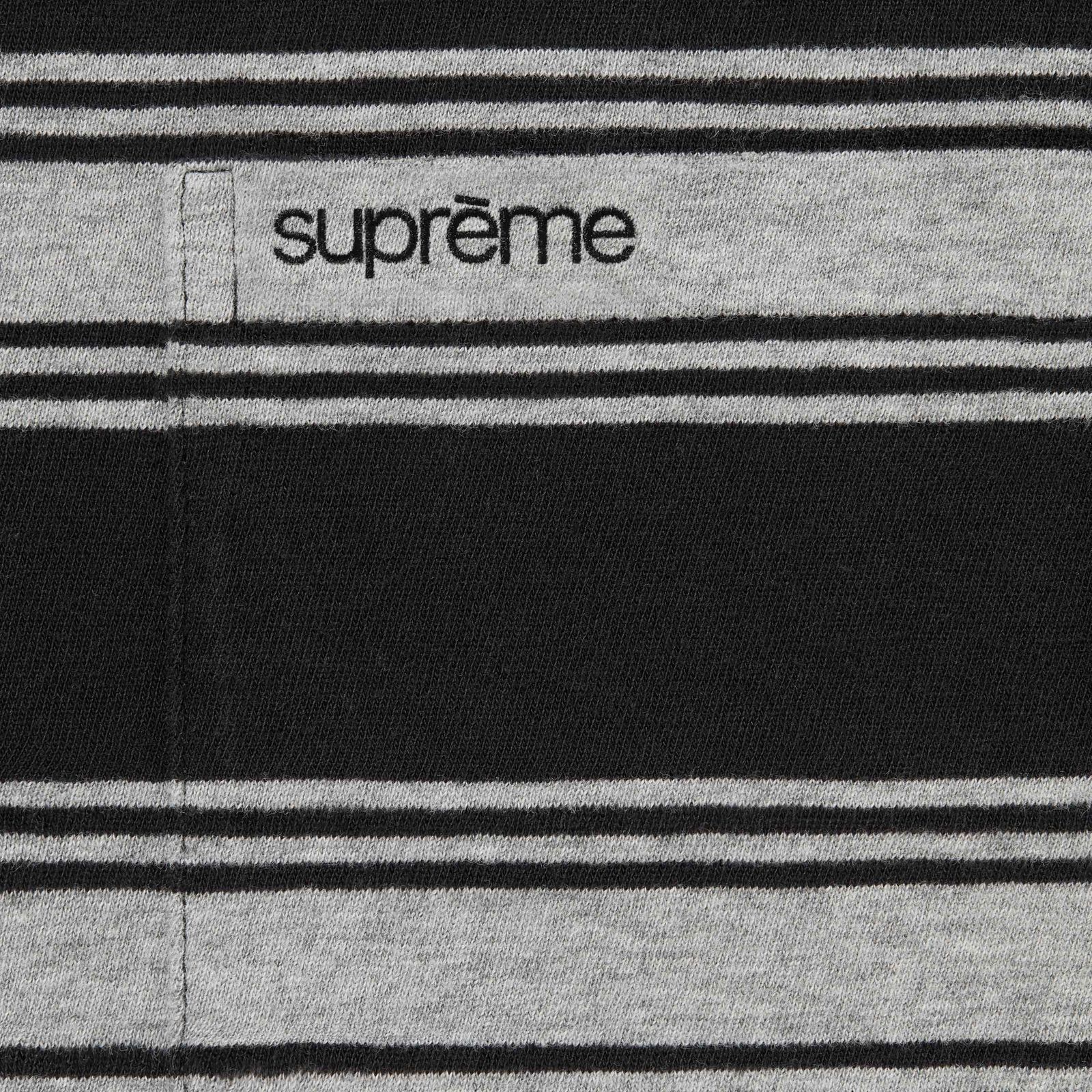 Stripe Pocket L/S Top
