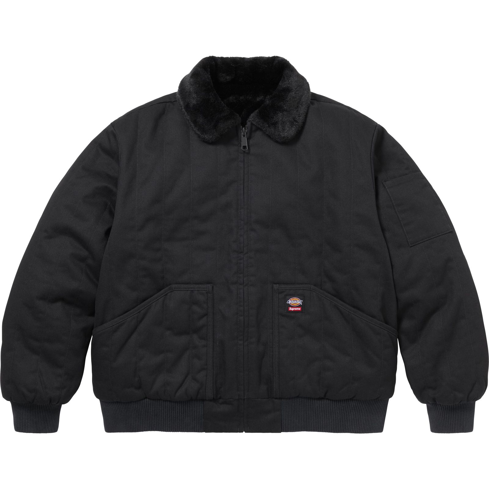 Supreme®/Dickies® Reversible Quilted Faux Fur Work Jacket