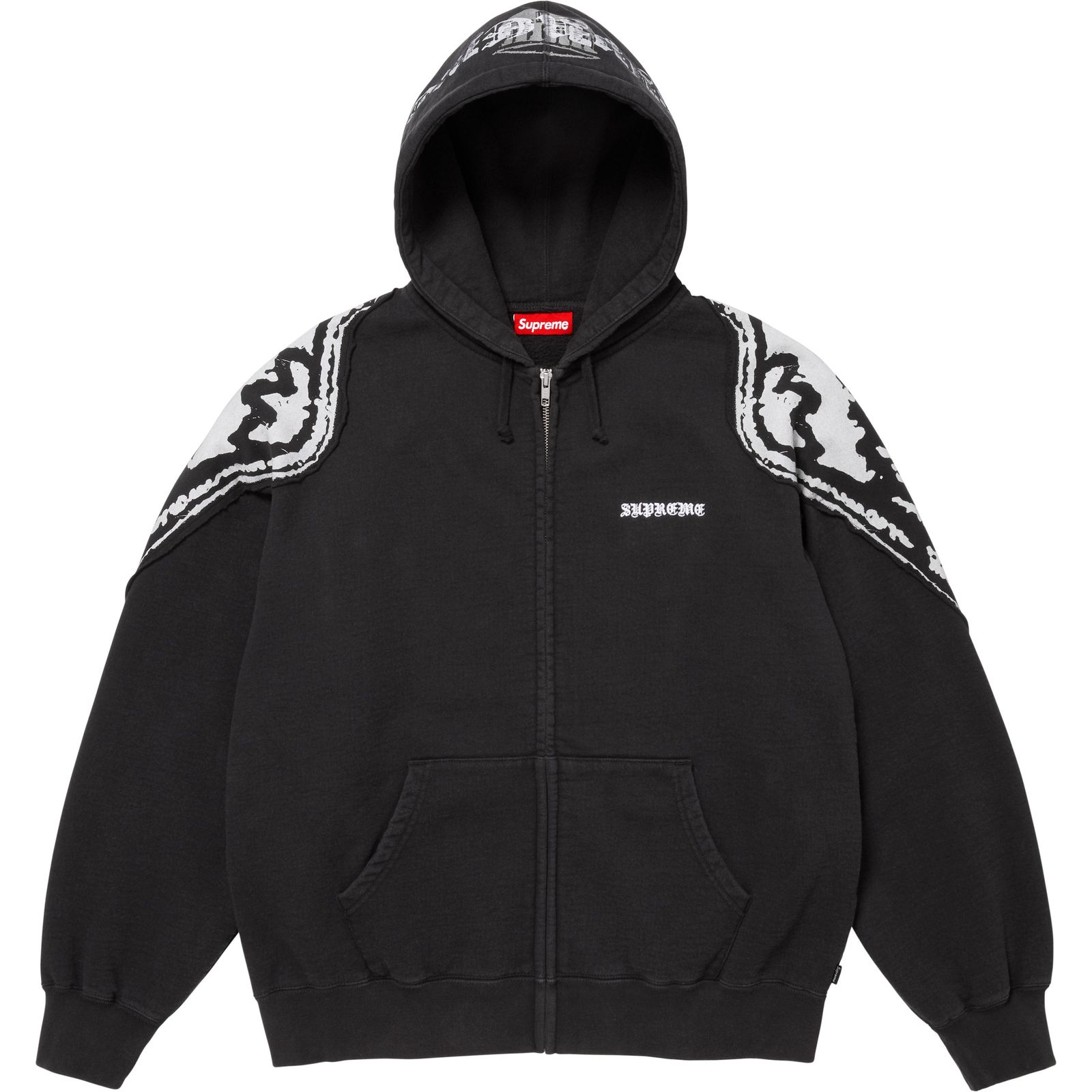 Wings Zip Up Hooded Sweatshirt