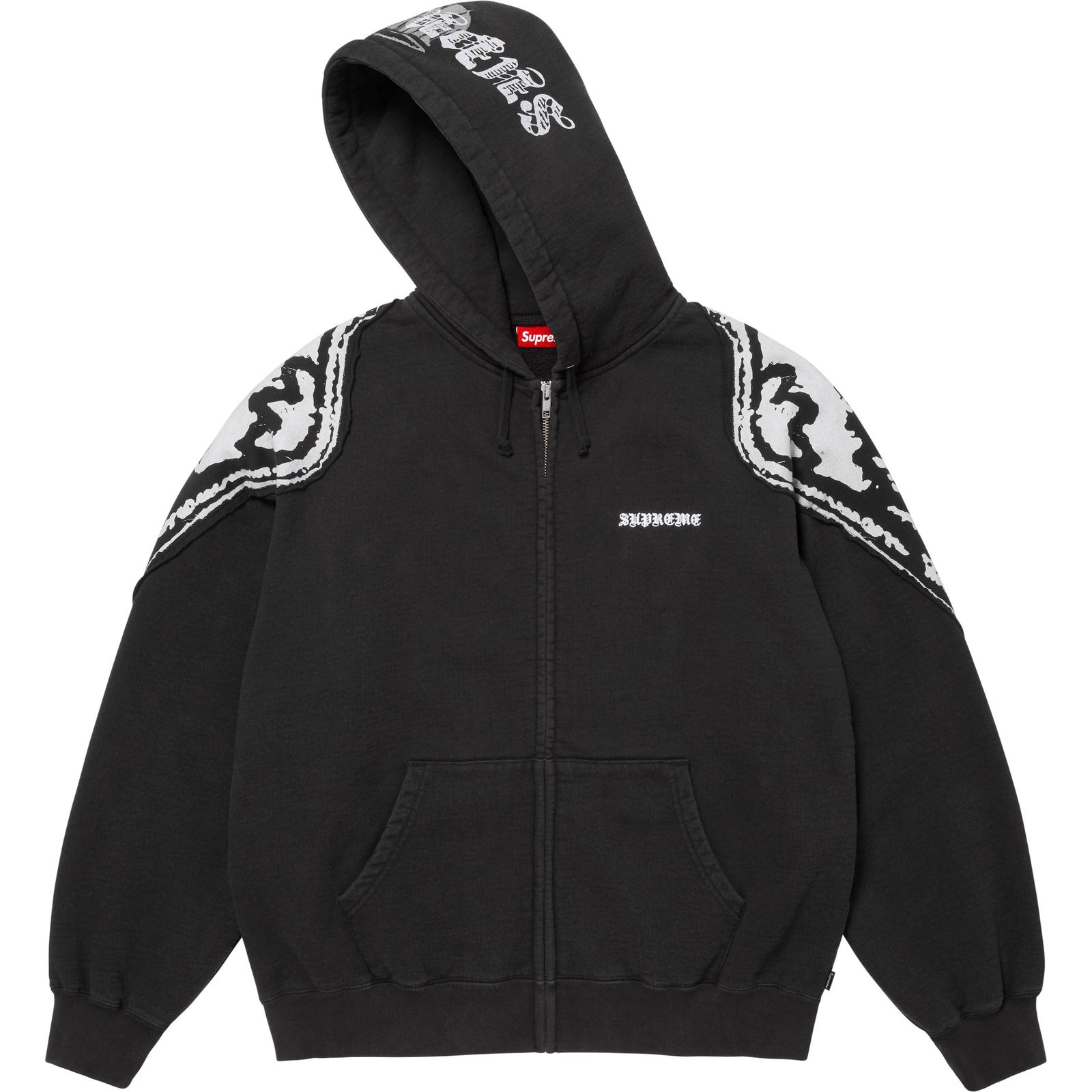 Wings Zip Up Hooded Sweatshirt