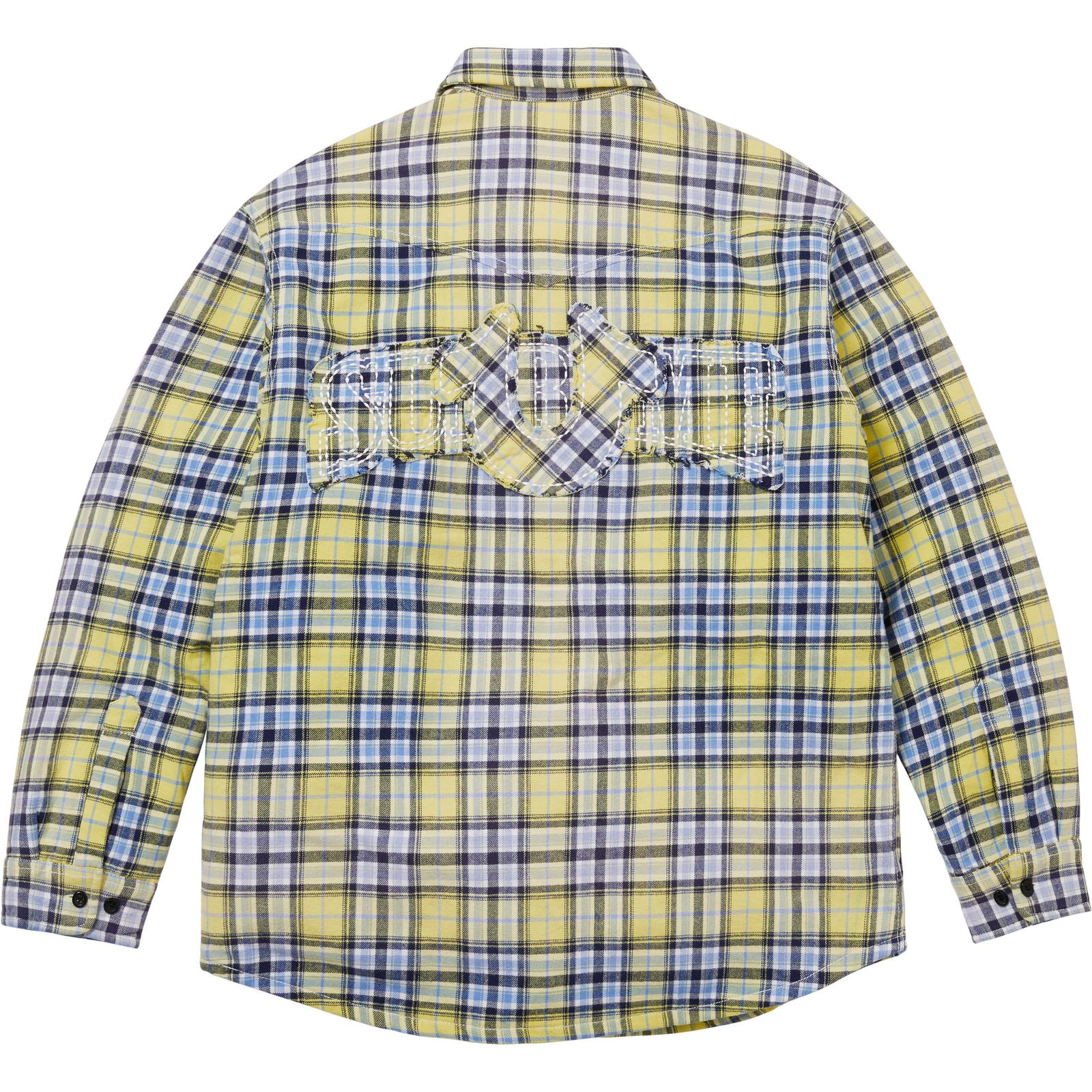 Supreme®/True Religion® Quilted Lined Plaid Flannel Shirt