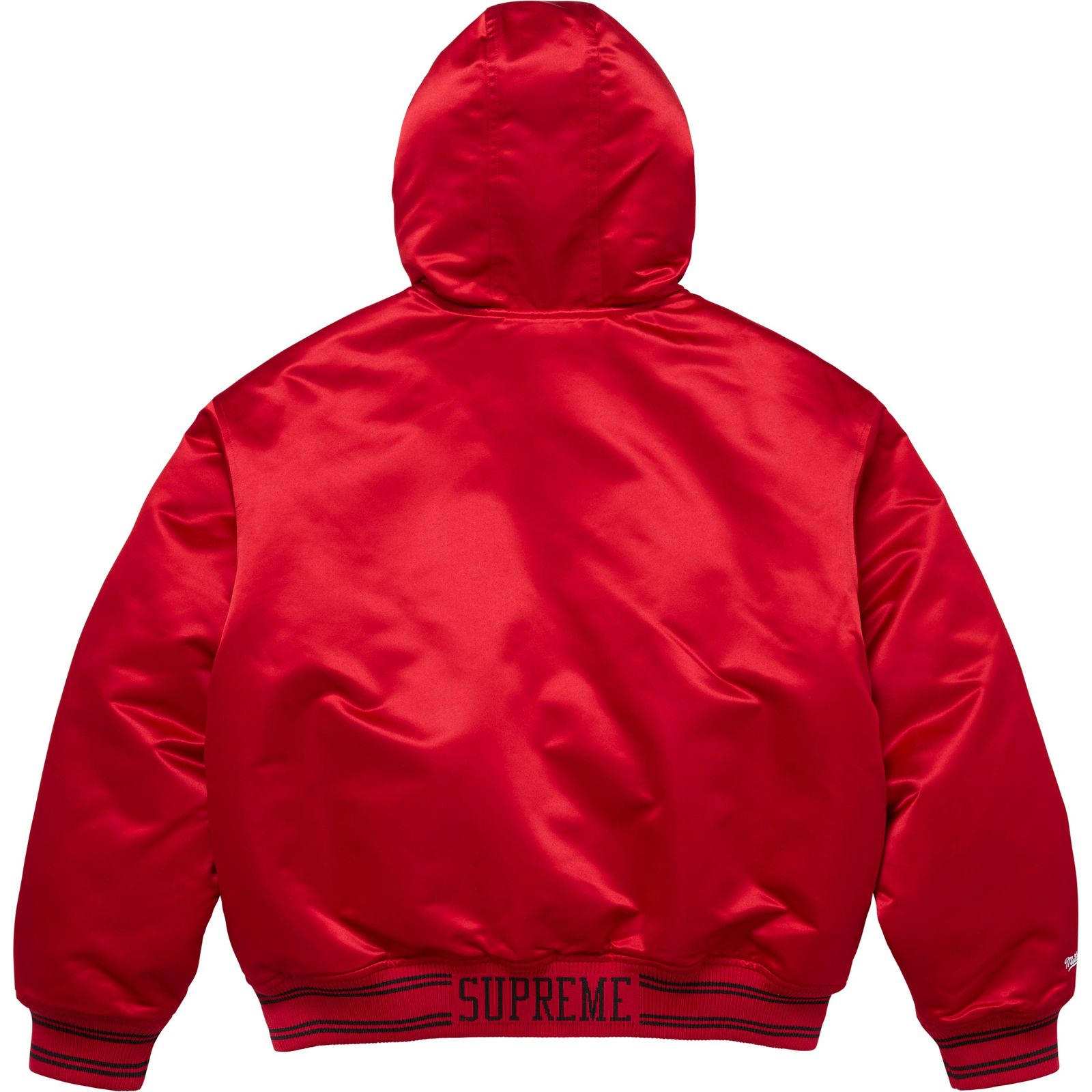 Supreme®/Mitchell & Ness® Lined Hooded Satin Varsity Jacket