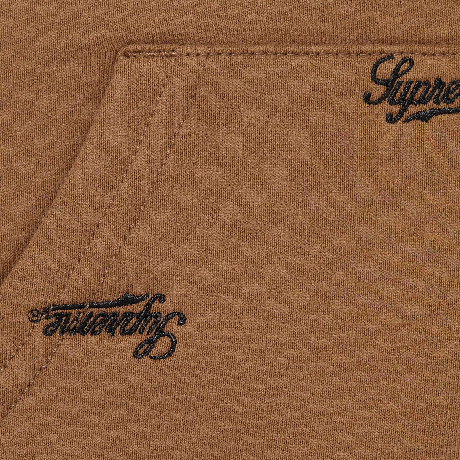 Repeat Script Zip Up Hooded Sweatshirt