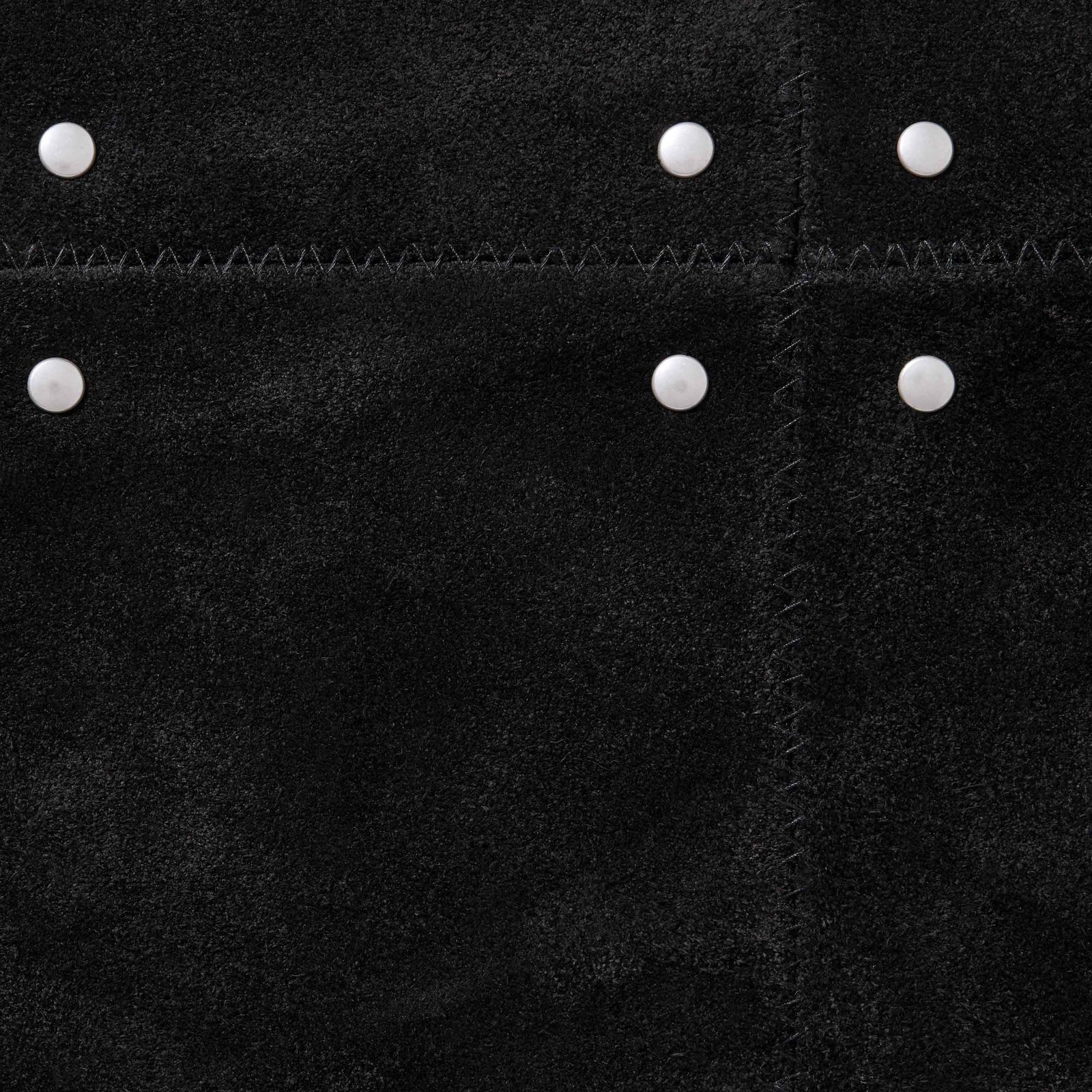 Studded Suede Zip Up Cardigan