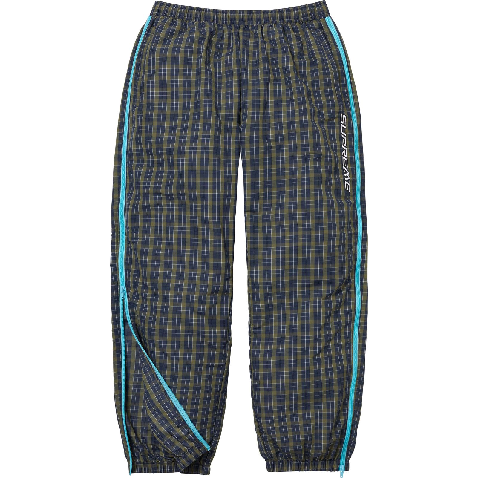 Plaid Warm Up Pant