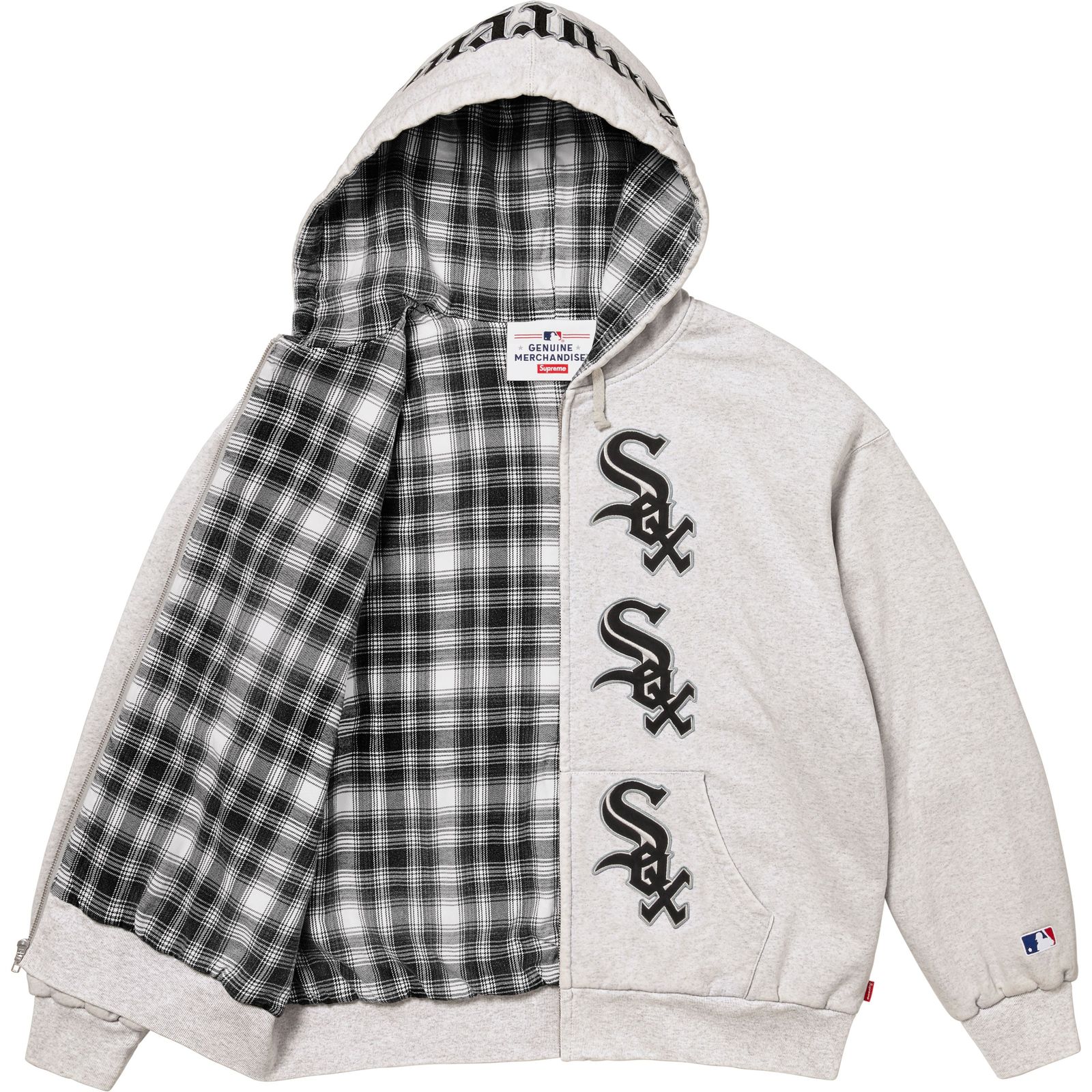 Supreme®/Chicago White Sox™ Zip Up Hooded Sweatshirt