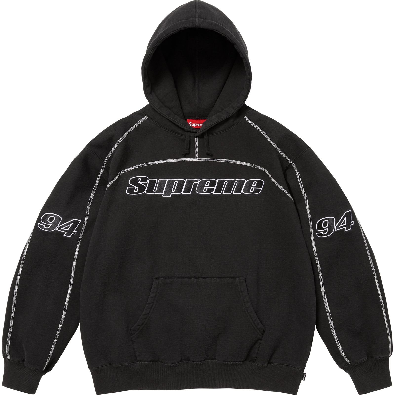 Overlock Hooded Sweatshirt