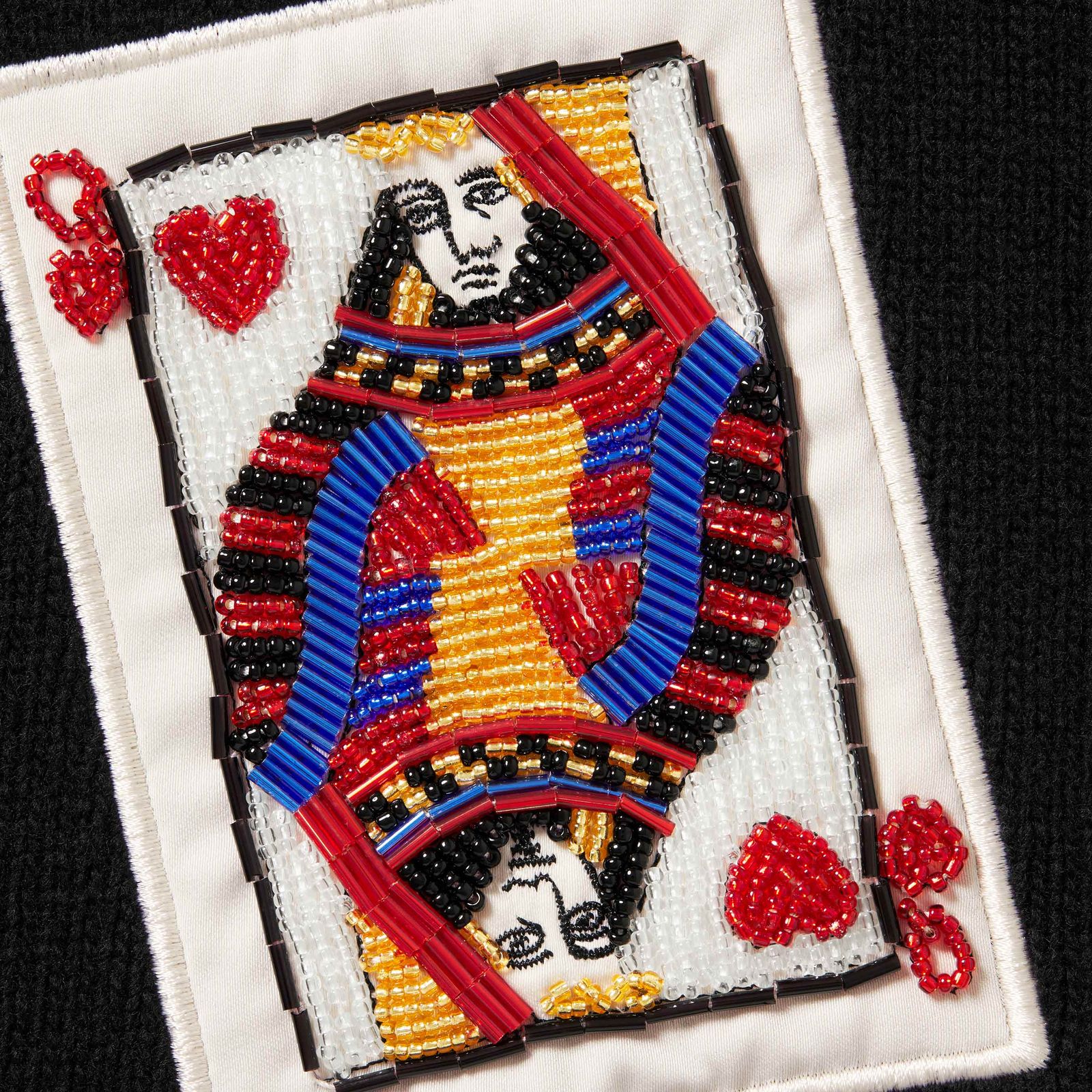 Beaded Cards Sweater