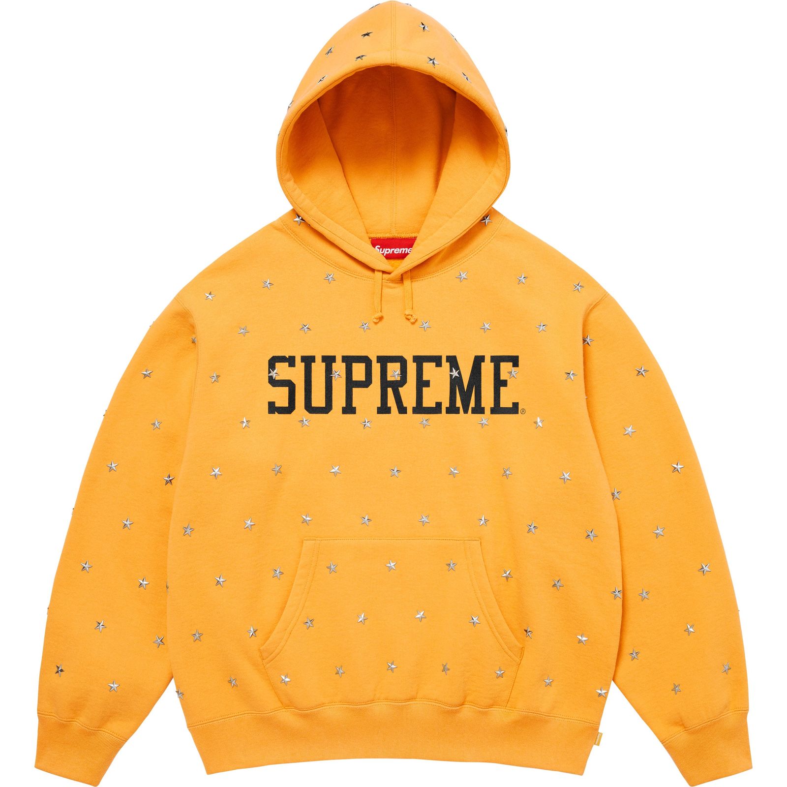 Stars Studded Hooded Sweatshirt