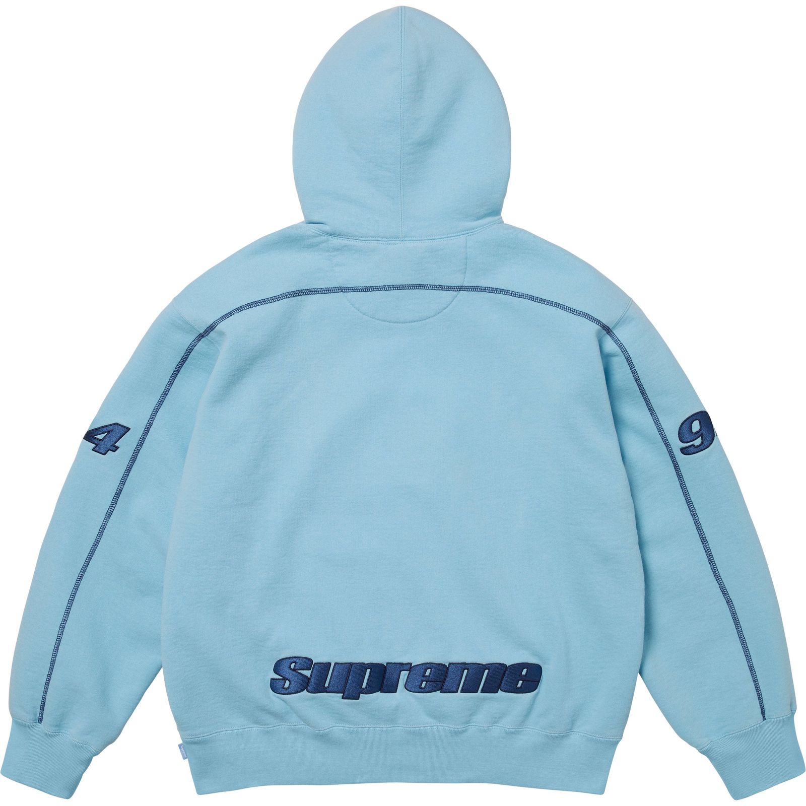 Overlock Hooded Sweatshirt